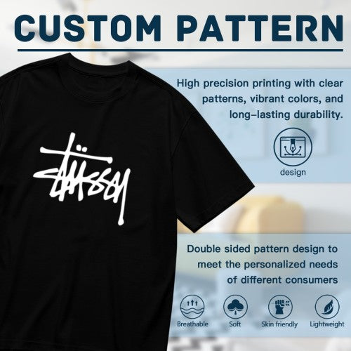 Classic Urban Script Logo Tee - Premium 100% Cotton Streetwear