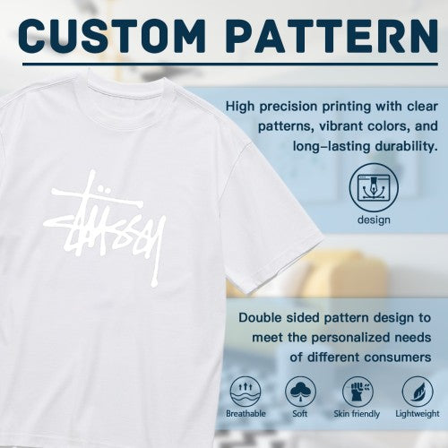Classic Urban Script Logo Tee - Premium 100% Cotton Streetwear