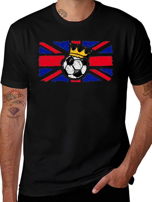 British Flag Soccer King T-Shirt