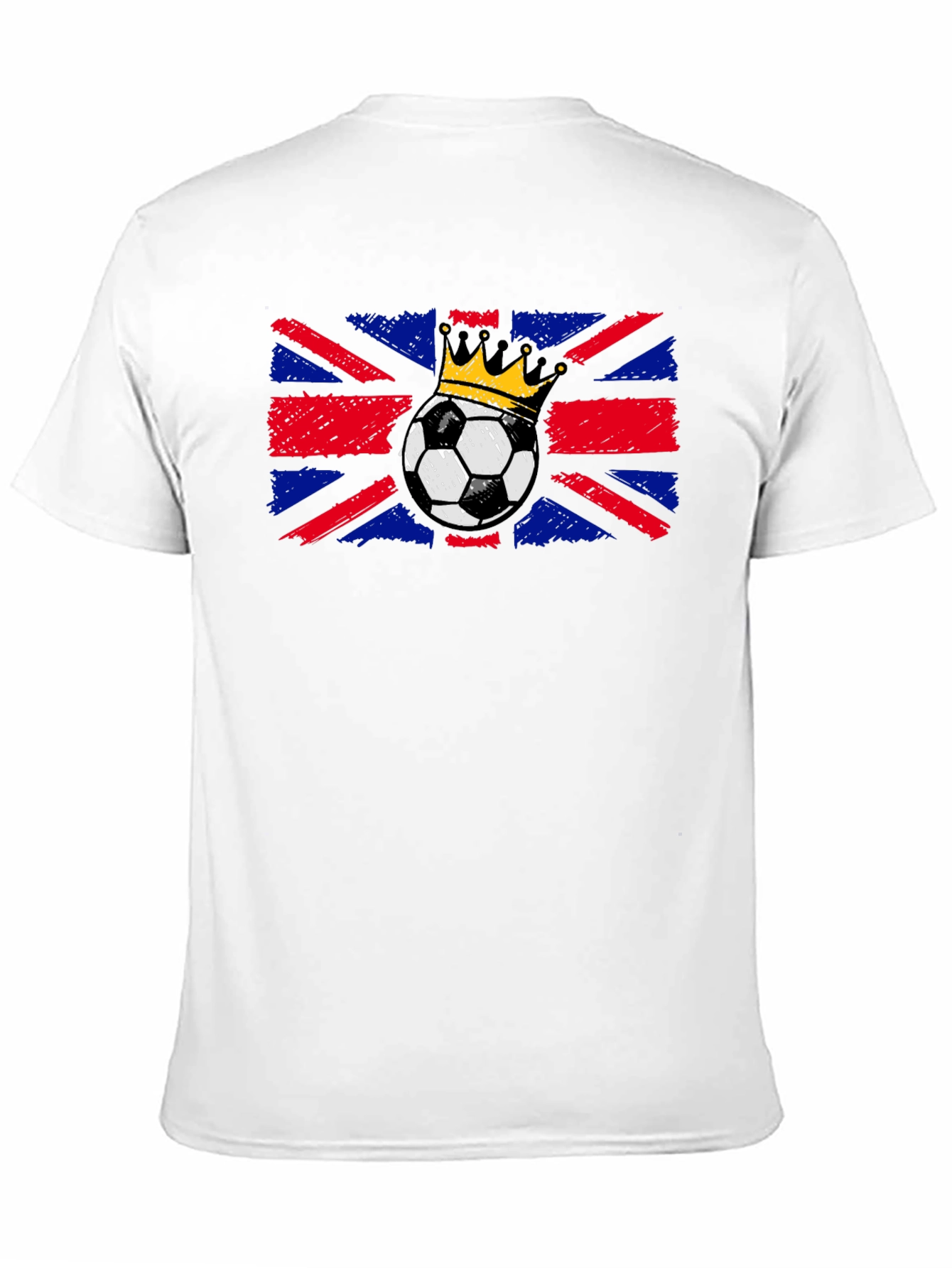 British Flag Soccer King T-Shirt