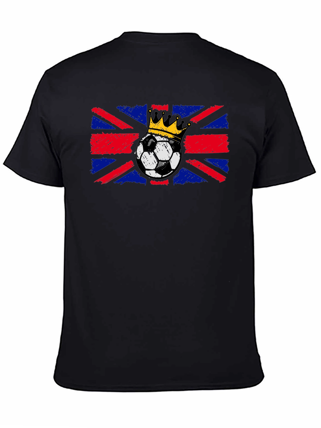 British Flag Soccer King T-Shirt