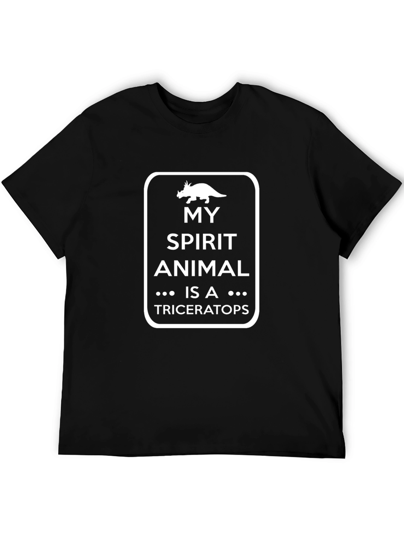 Triceratops Spirit Animal T-Shirt - Funny Dinosaur Tee