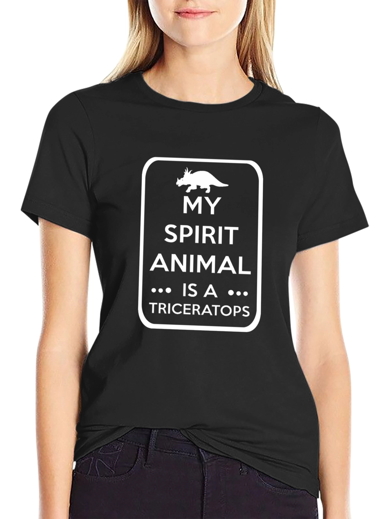 Triceratops Spirit Animal T-Shirt - Funny Dinosaur Tee