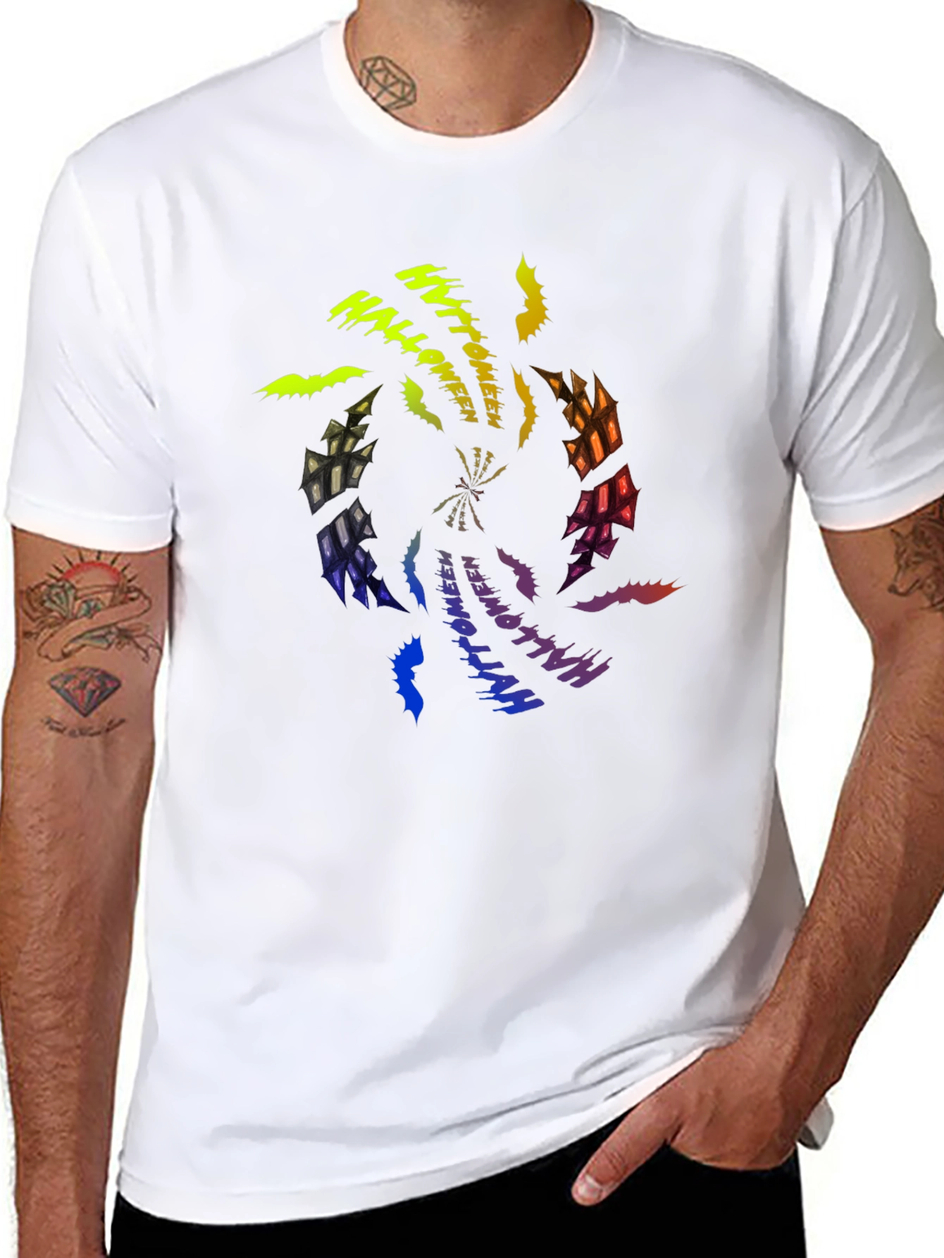 Halloween Whirlwind Graphic Tee