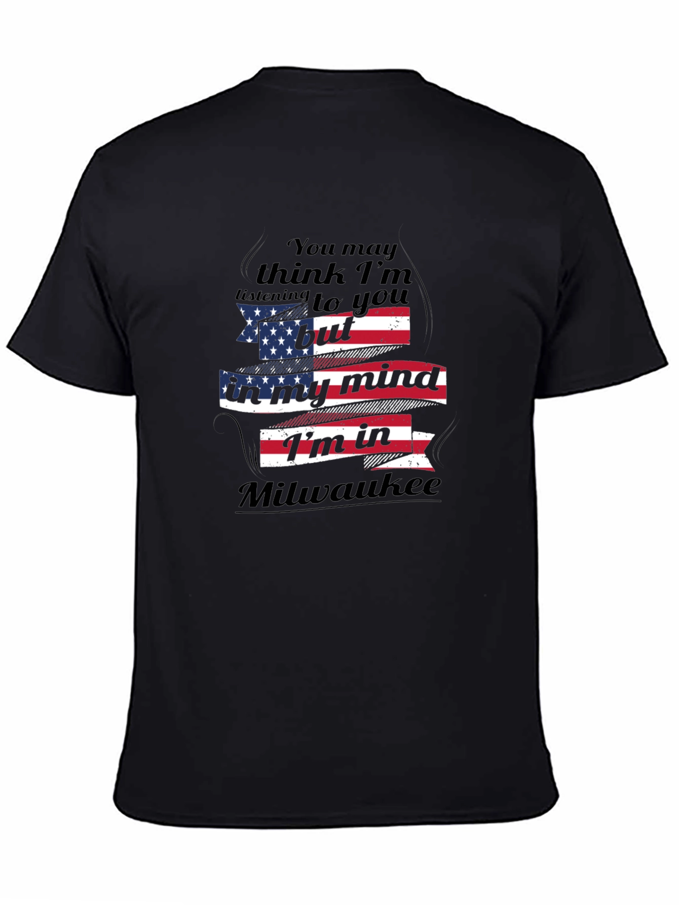 Milwaukee Mind T-Shirt - American Flag Design