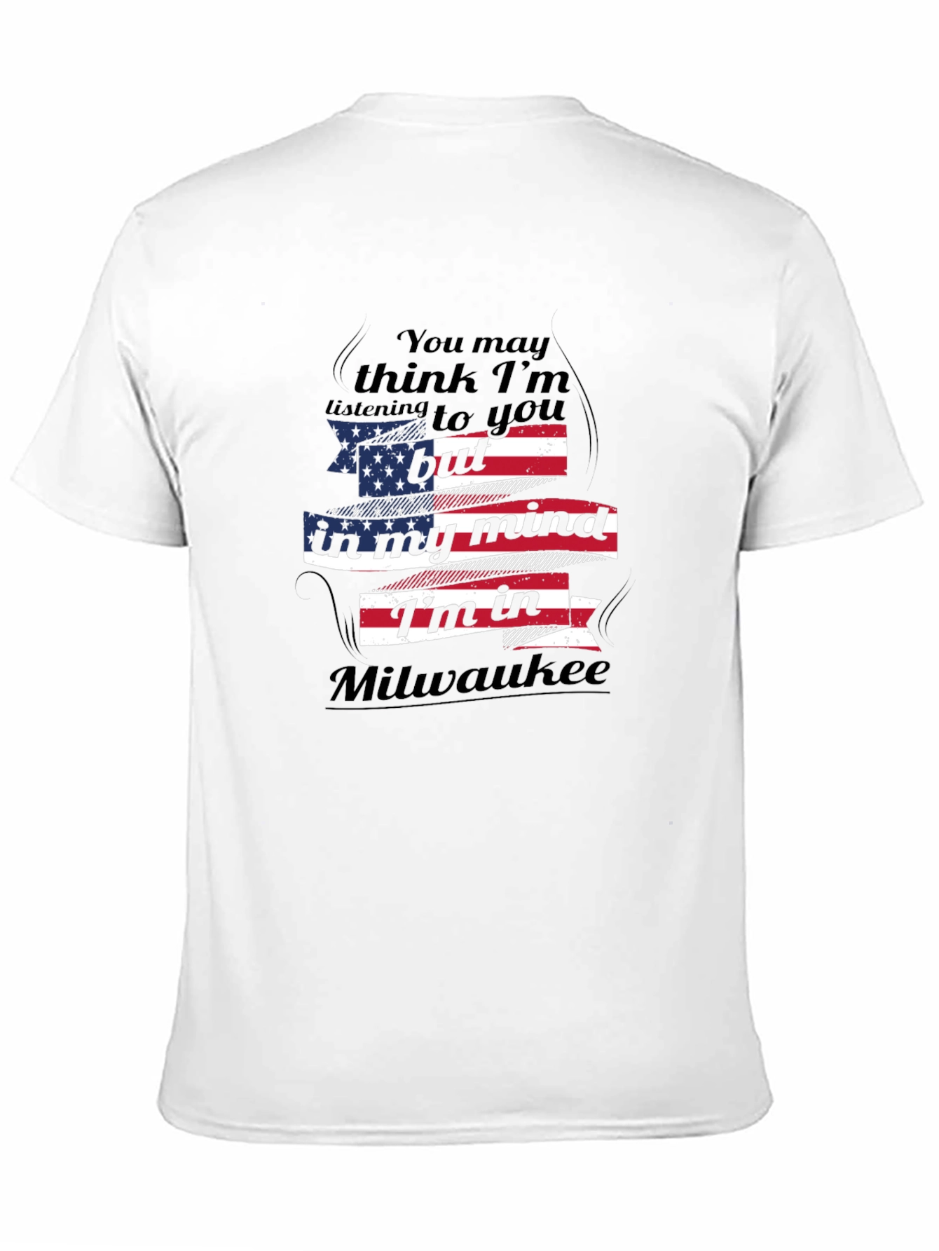 Milwaukee Mind T-Shirt - American Flag Design