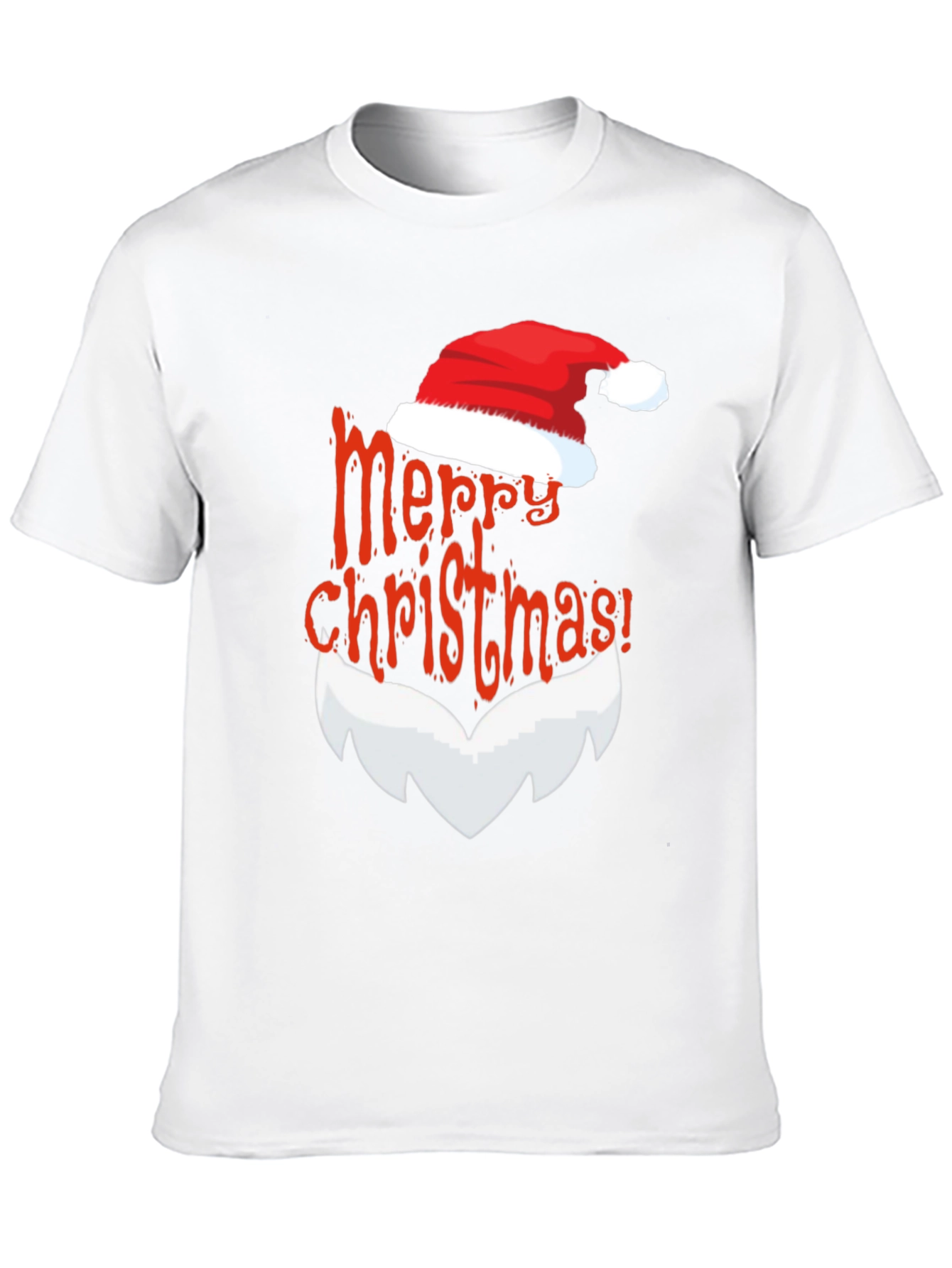 Festive Santa Claus Merry Christmas T-Shirt