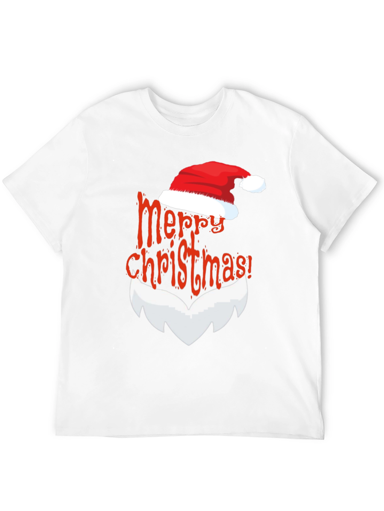 Festive Santa Claus Merry Christmas T-Shirt