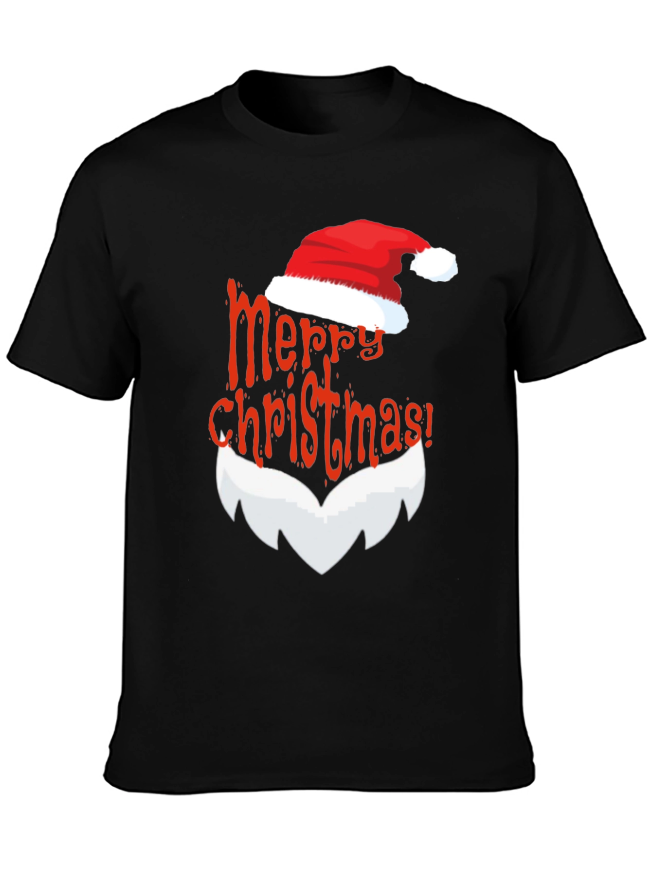 Festive Santa Claus Merry Christmas T-Shirt