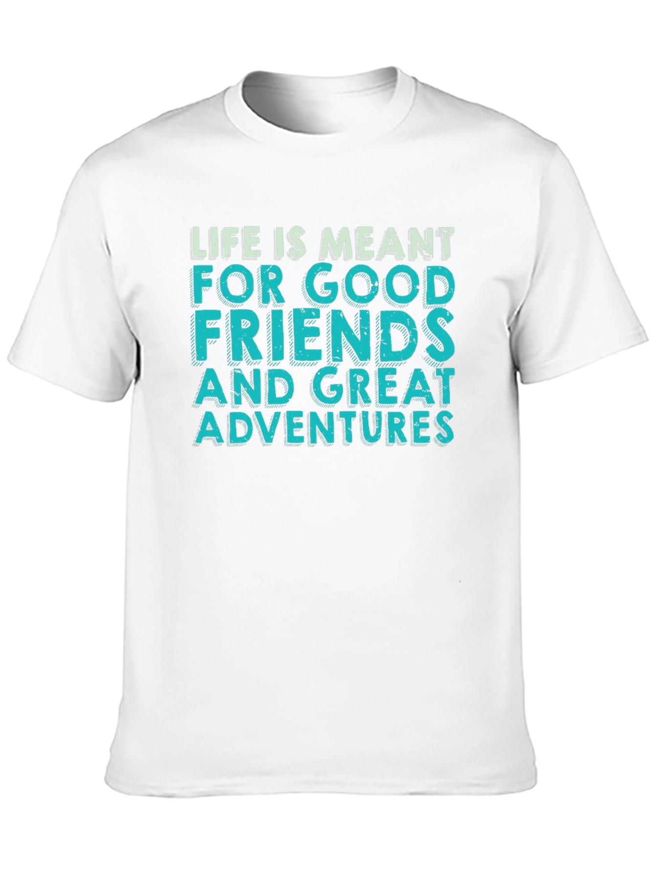 Adventure Awaits Graphic Tee - Mens Black T-Shirt