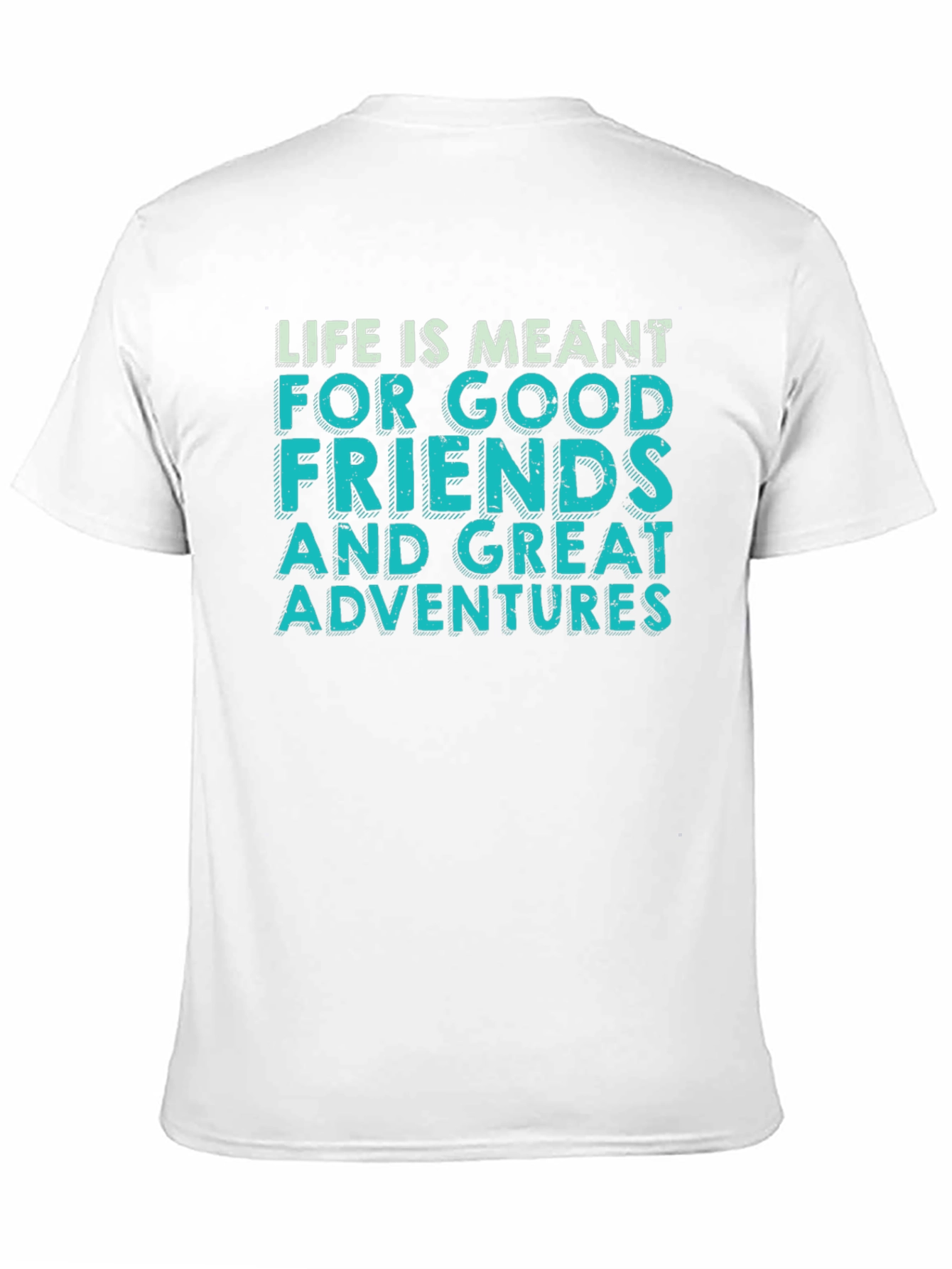 Adventure Awaits Graphic Tee - Mens Black T-Shirt
