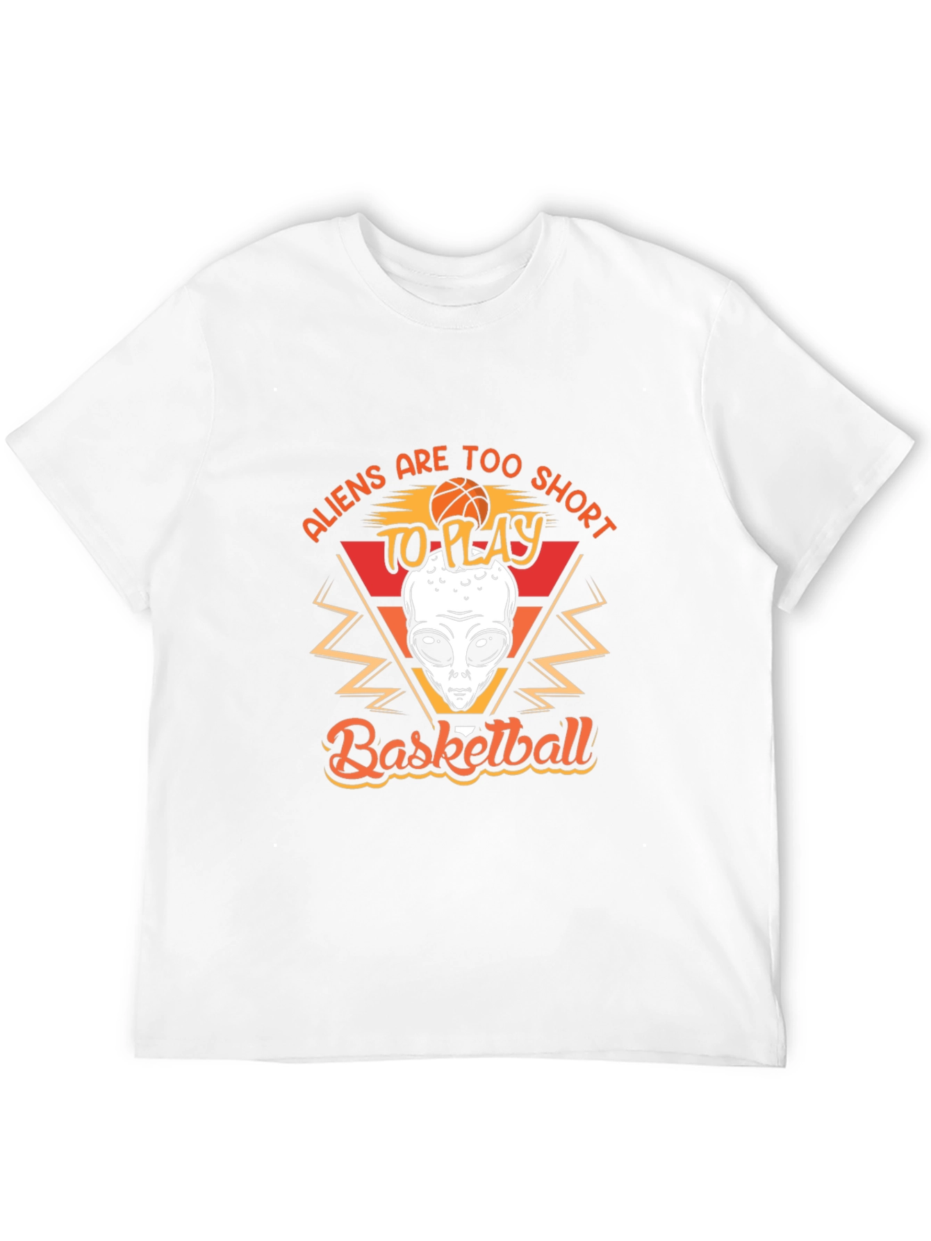 Aliens Basketball Graphic T-Shirt