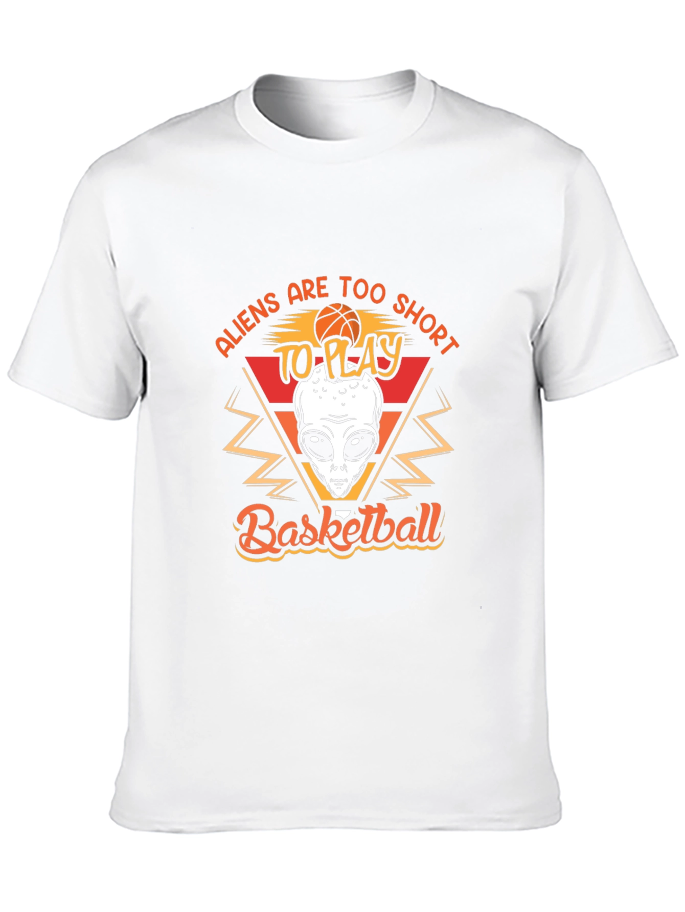 Aliens Basketball Graphic T-Shirt