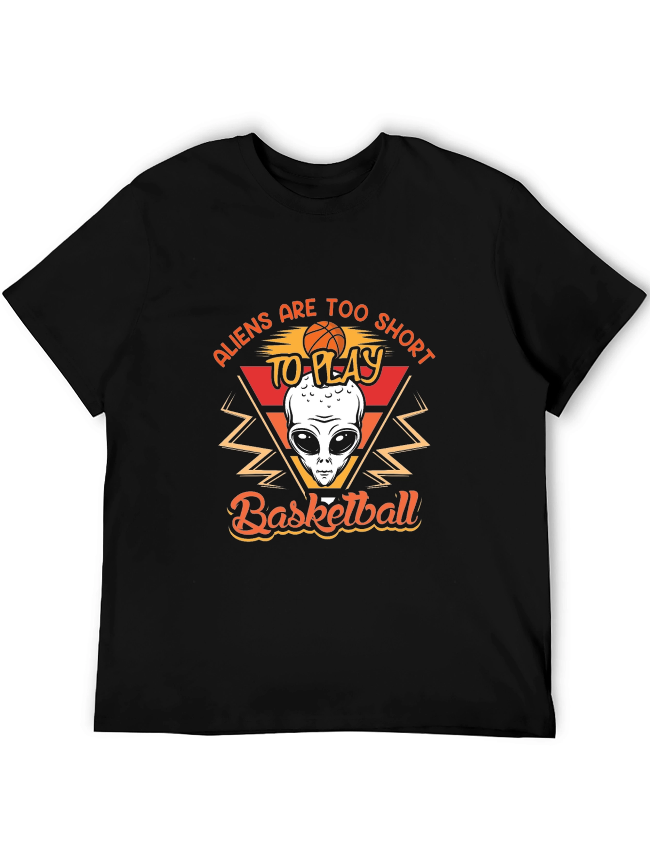 Aliens Basketball Graphic T-Shirt