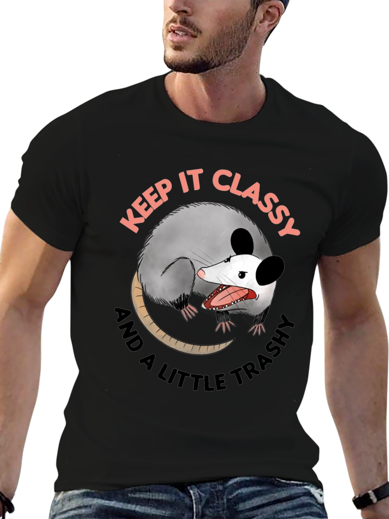 Keep It Classy Opossum Graphic Tee