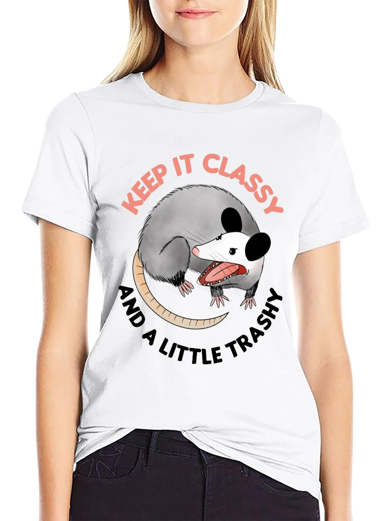 Keep It Classy Opossum Graphic Tee