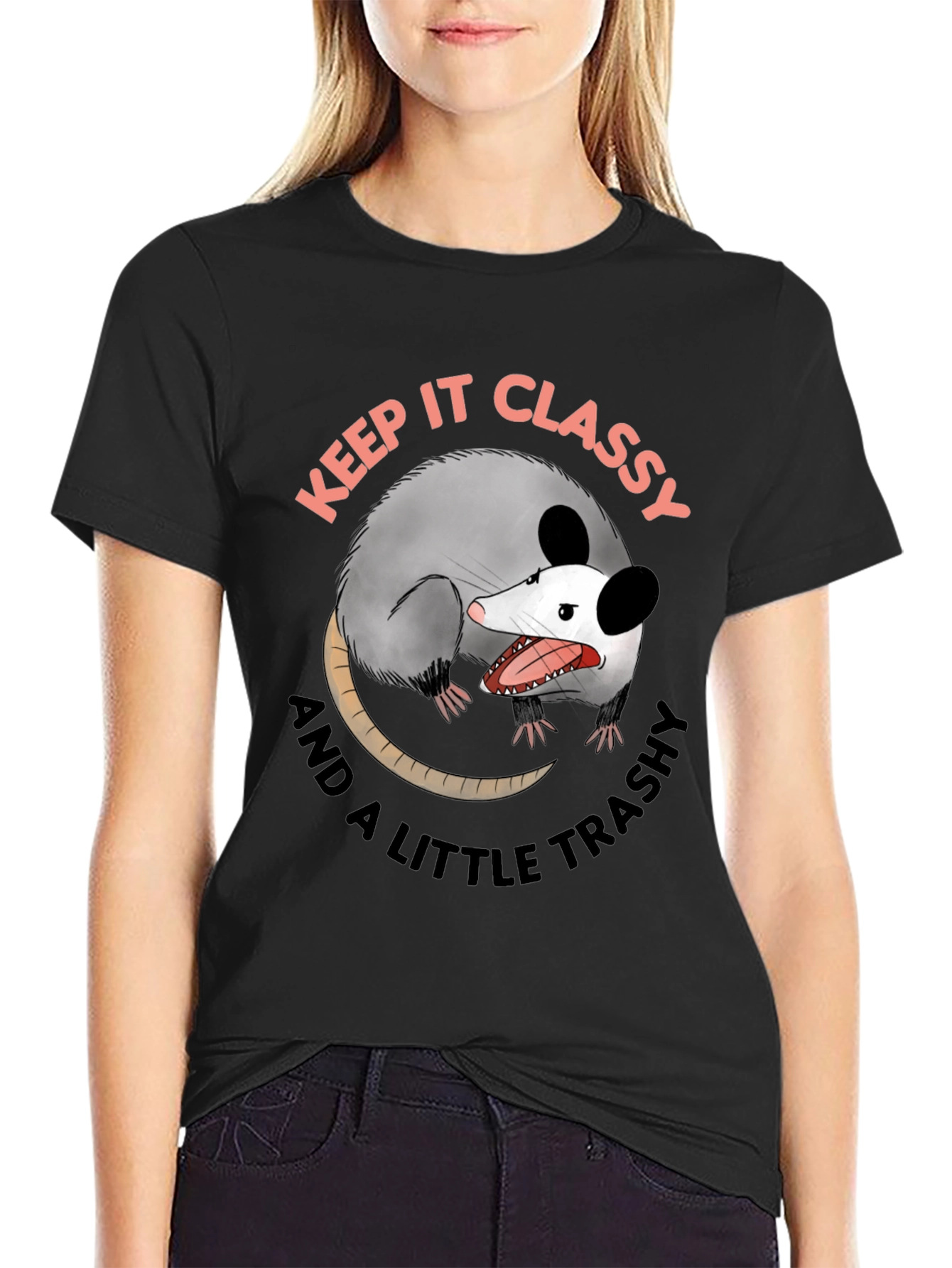Keep It Classy Opossum Graphic Tee