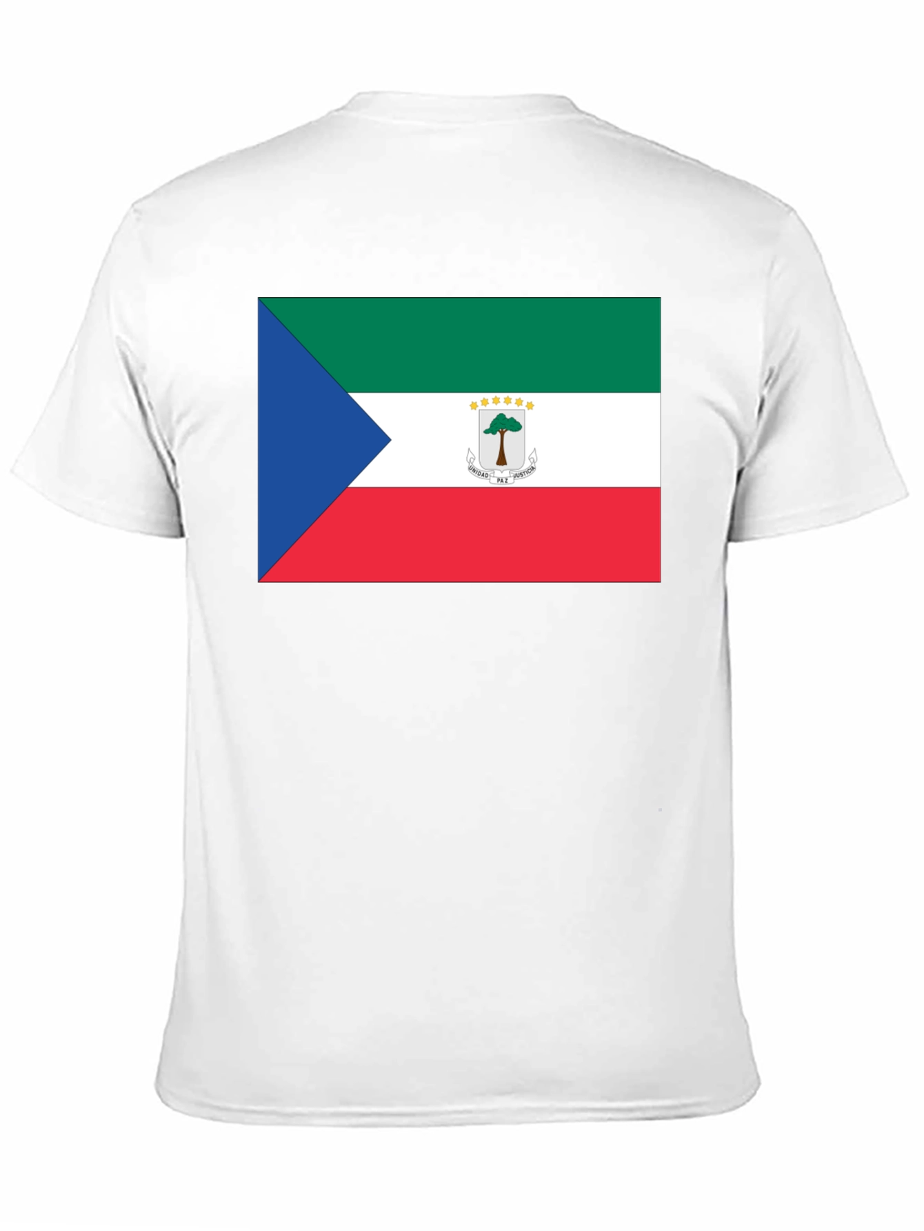 Equatorial Guinea Flag Black T-Shirt