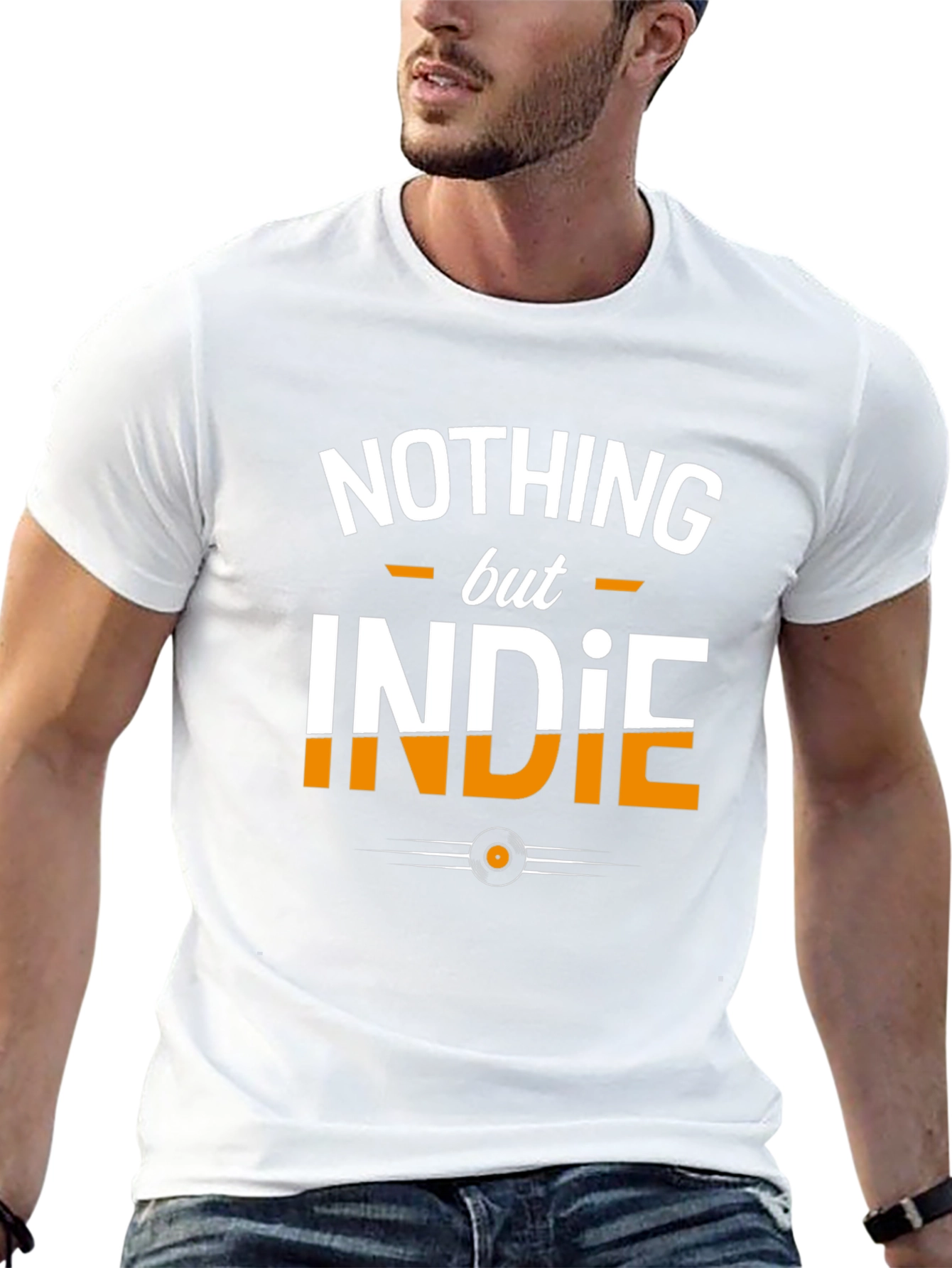 Nothing But Indie Black T-Shirt - Music Lover Tee