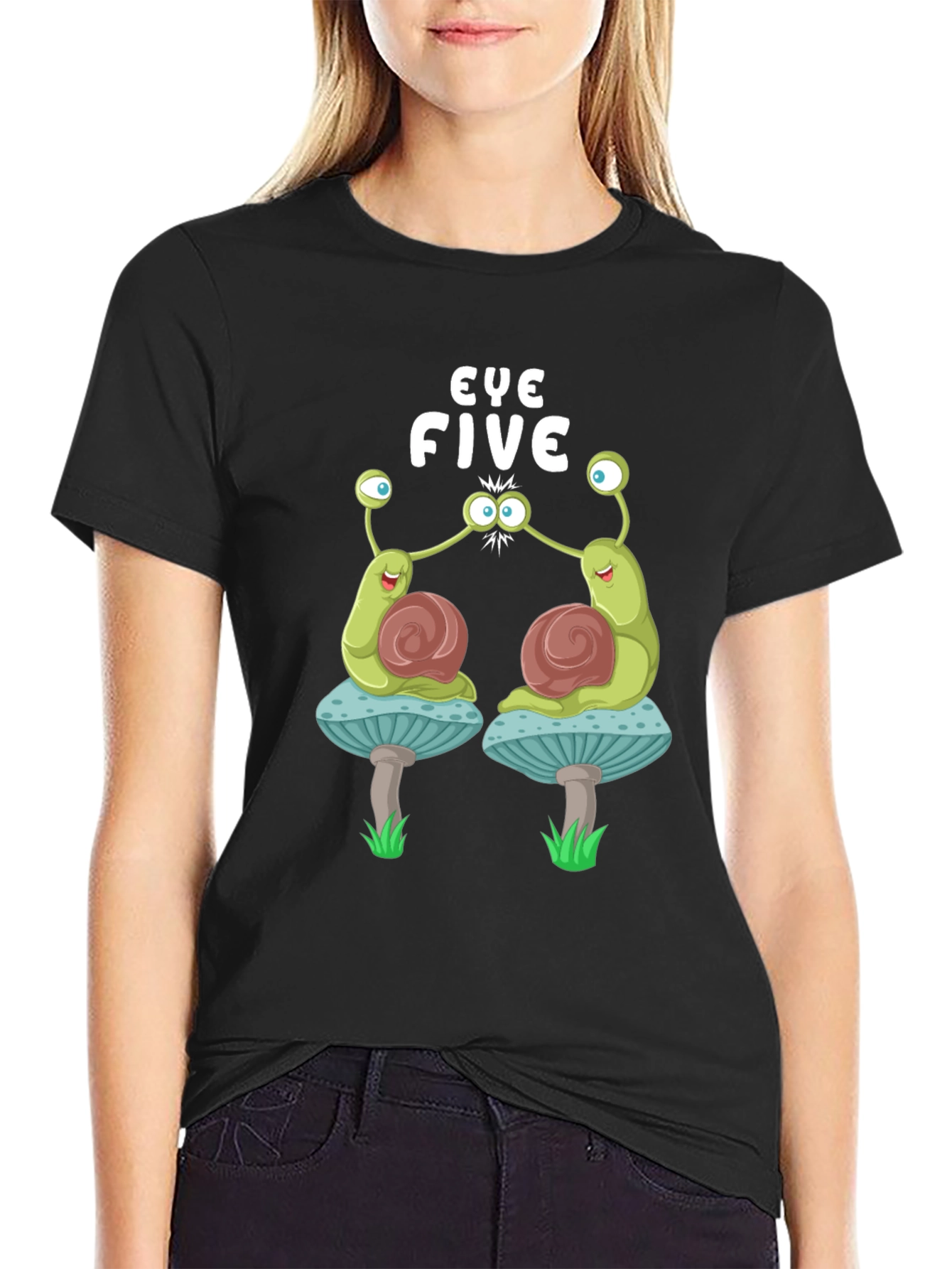 Eye Five Snail Graphic T-Shirt