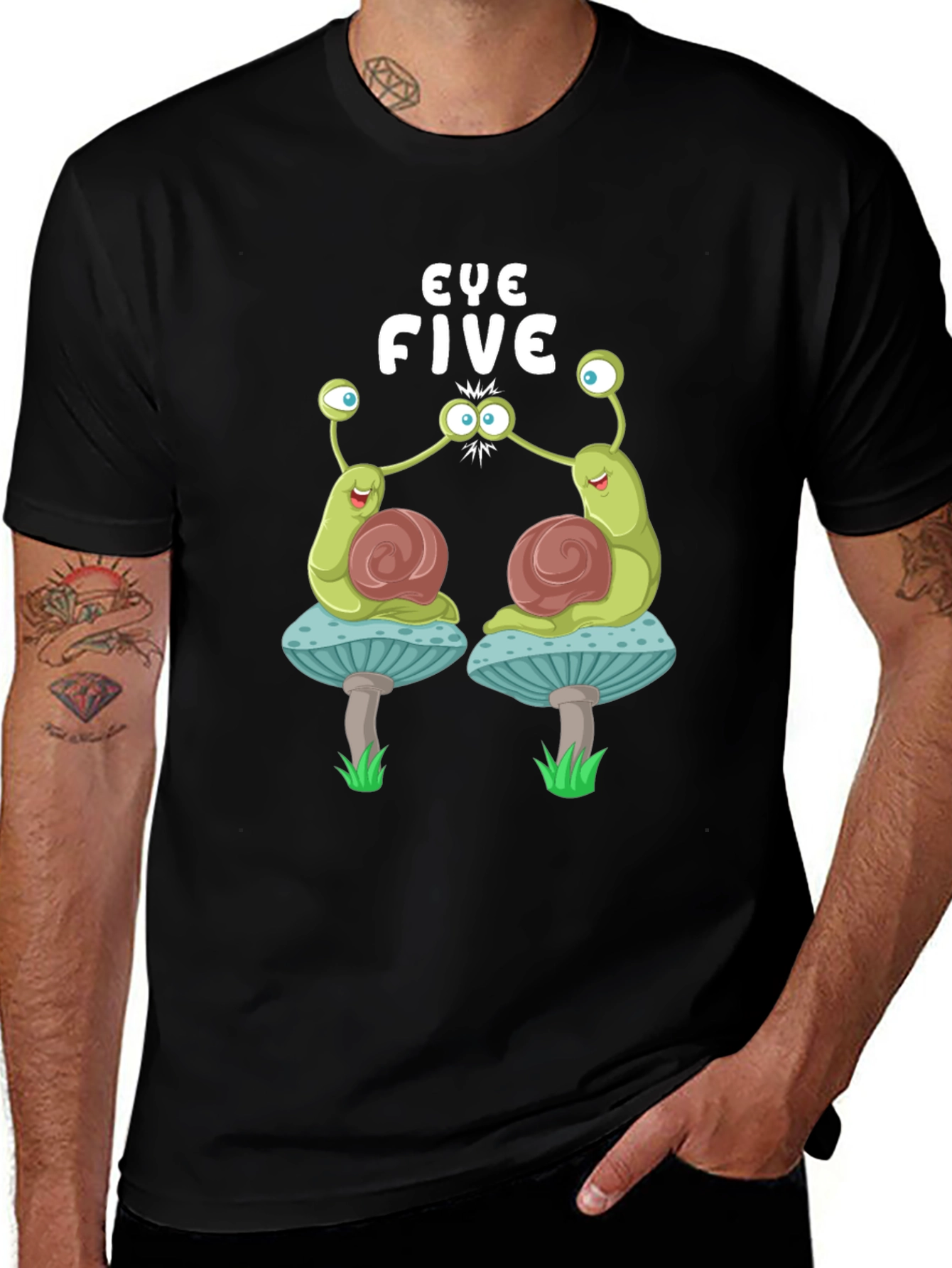 Eye Five Snail Graphic T-Shirt