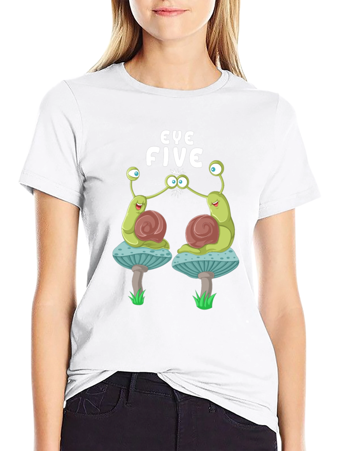 Eye Five Snail Graphic T-Shirt