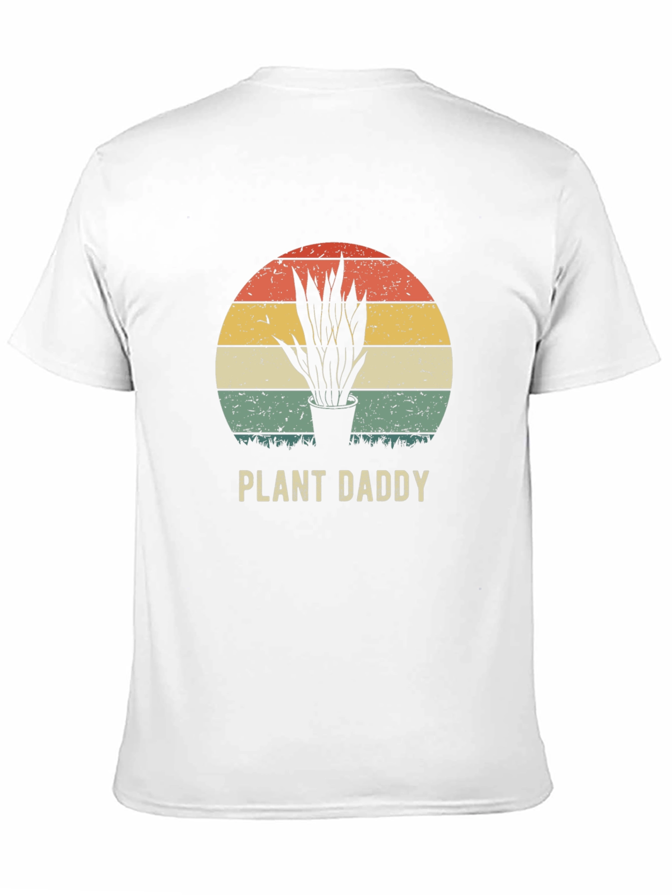 Plant Daddy Graphic Tee - Retro Sunset Design