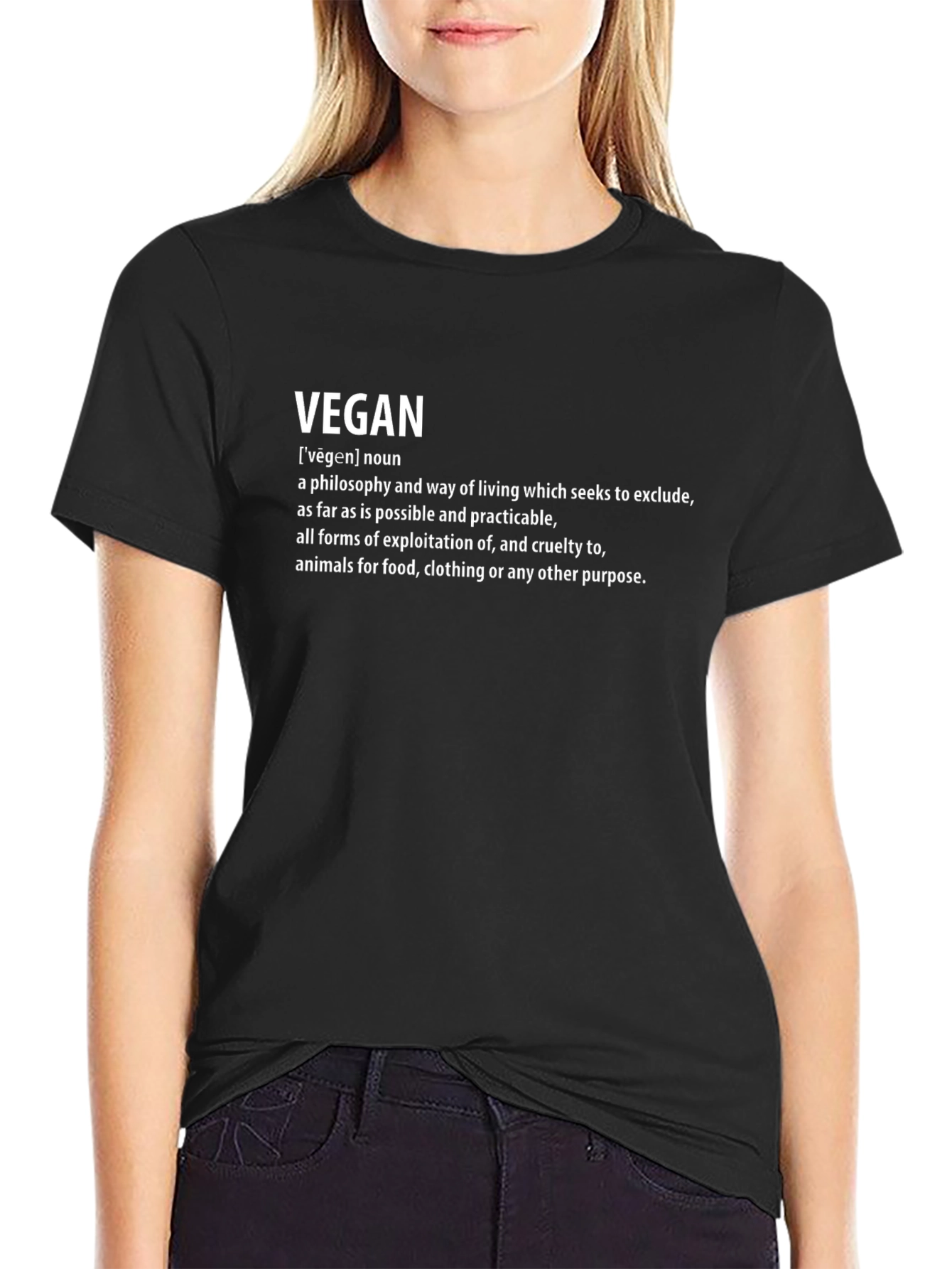 Vegan Definition Graphic T-Shirt - Unisex