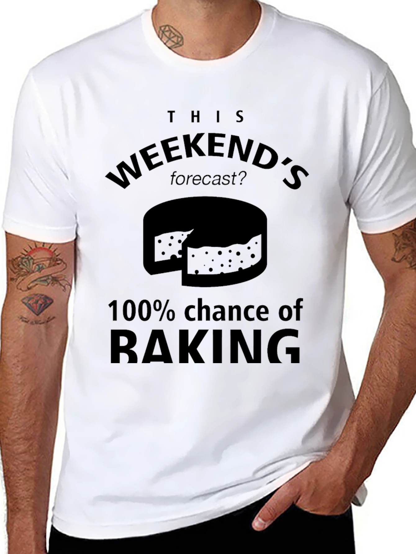 Funny Cheese Lover T-Shirt - Weekend Raking Forecast