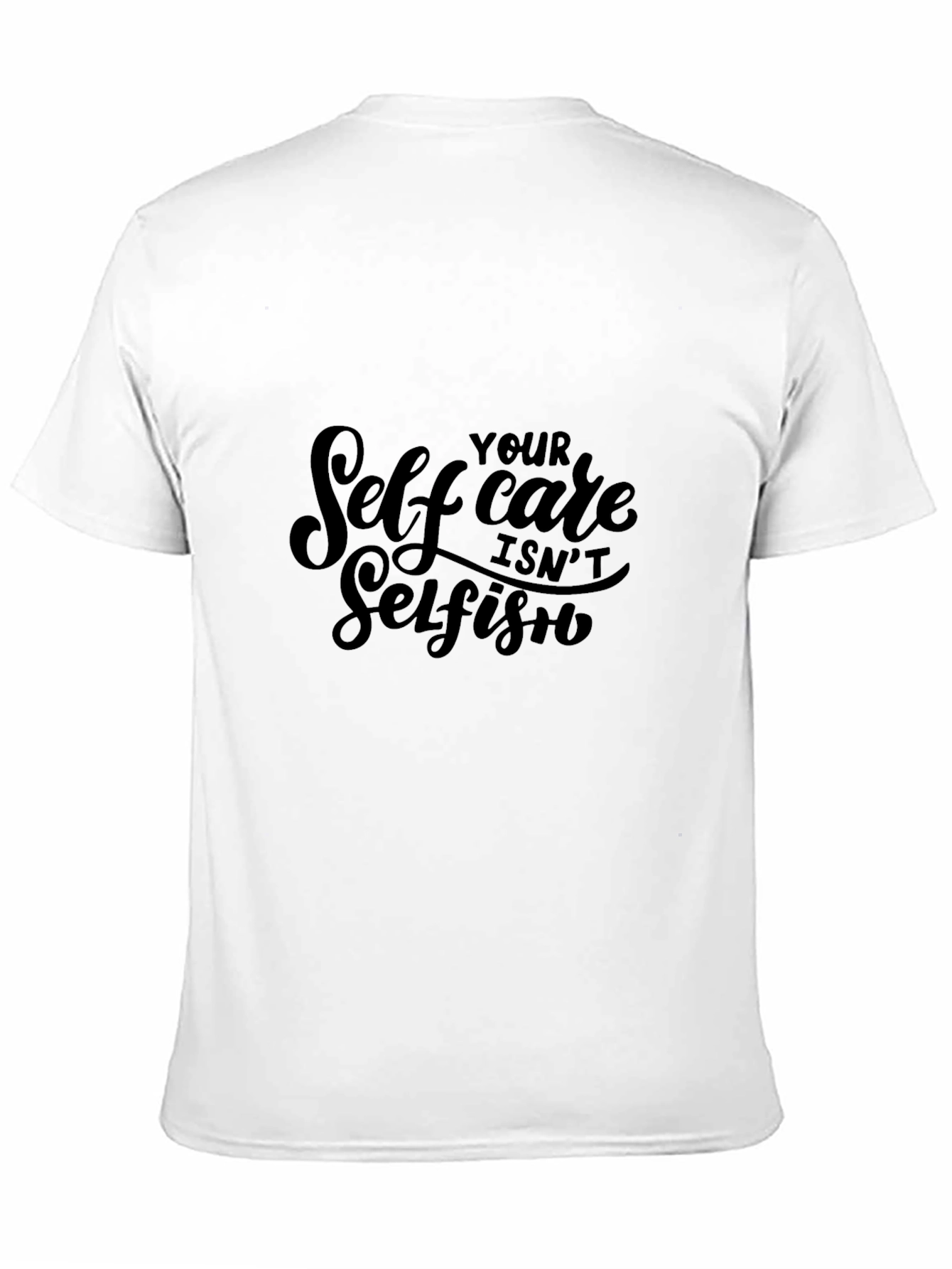 Self Care Isnt Selfish Black Tee