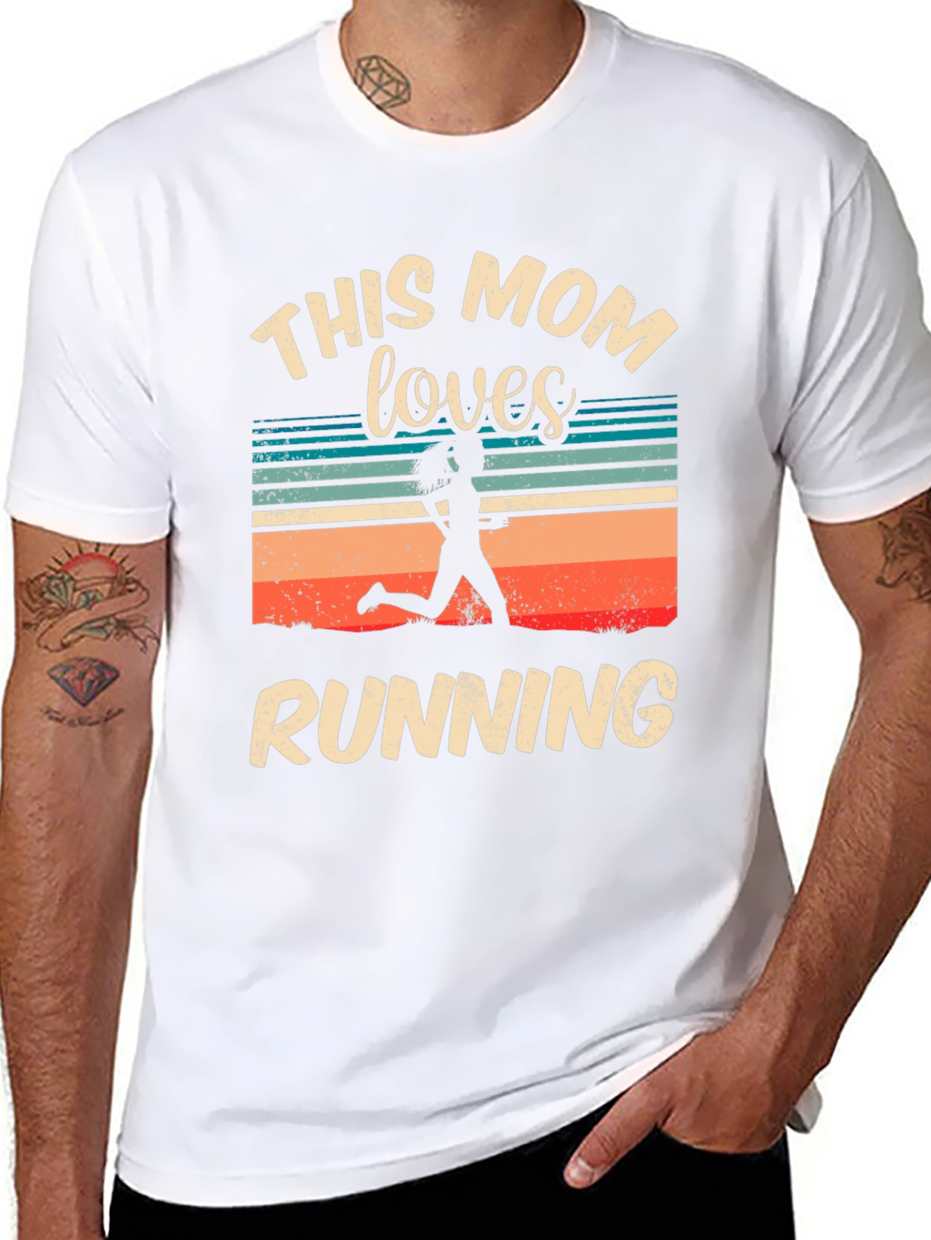 This Mom Loves Running T-Shirt