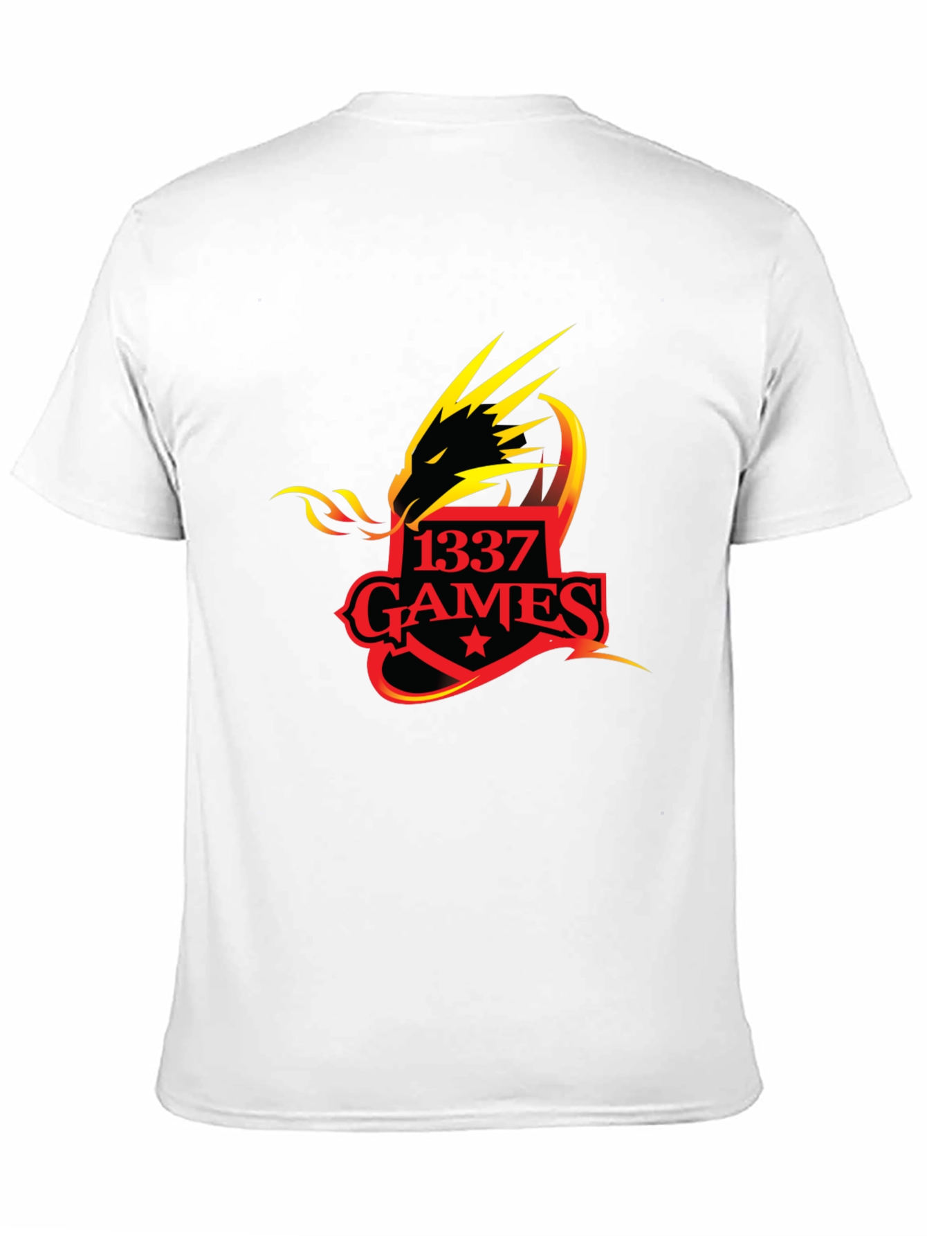 1337 Games Dragon T-Shirt - Black Graphic Tee