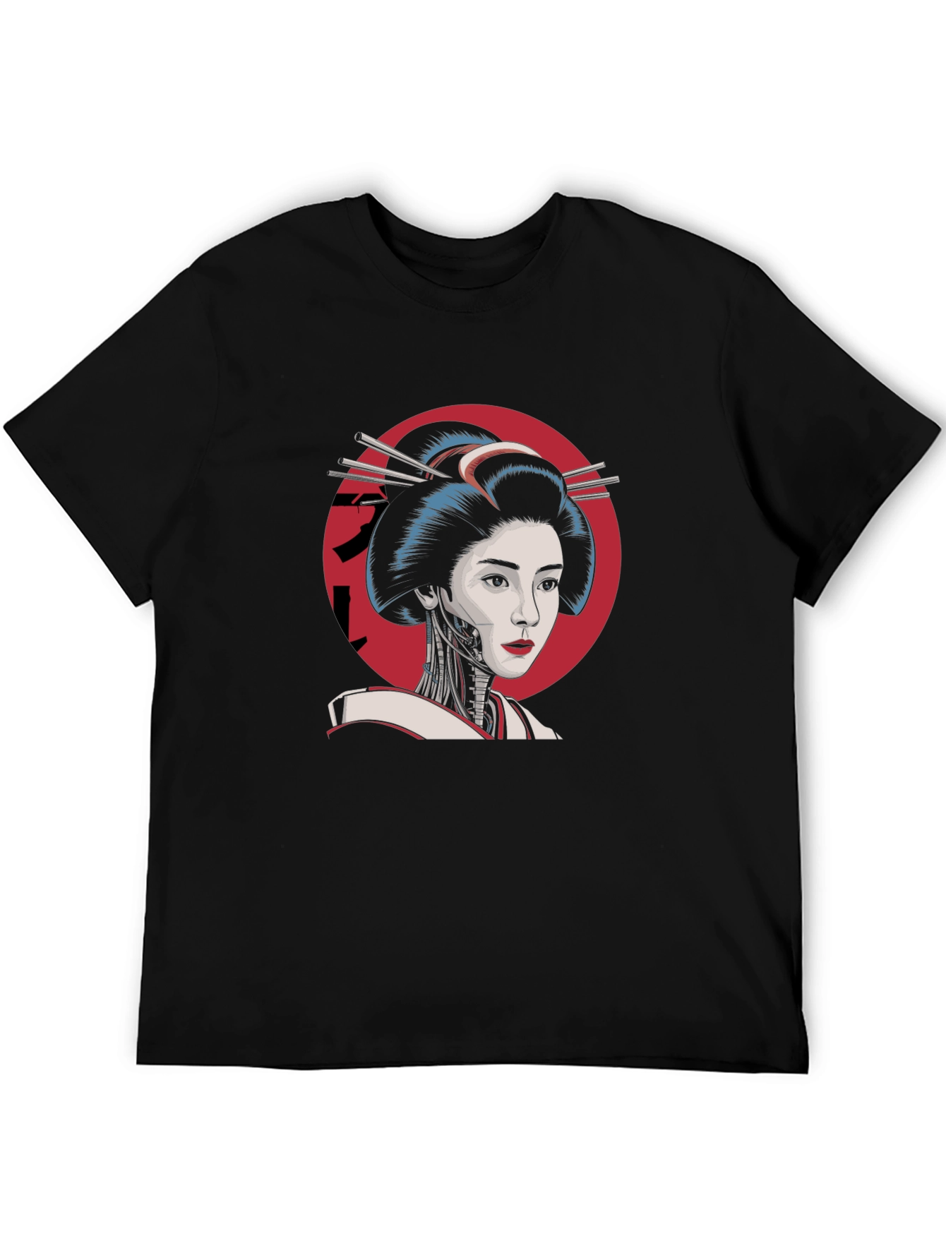 Geisha Robot T-Shirt - Cool Cyberpunk Design