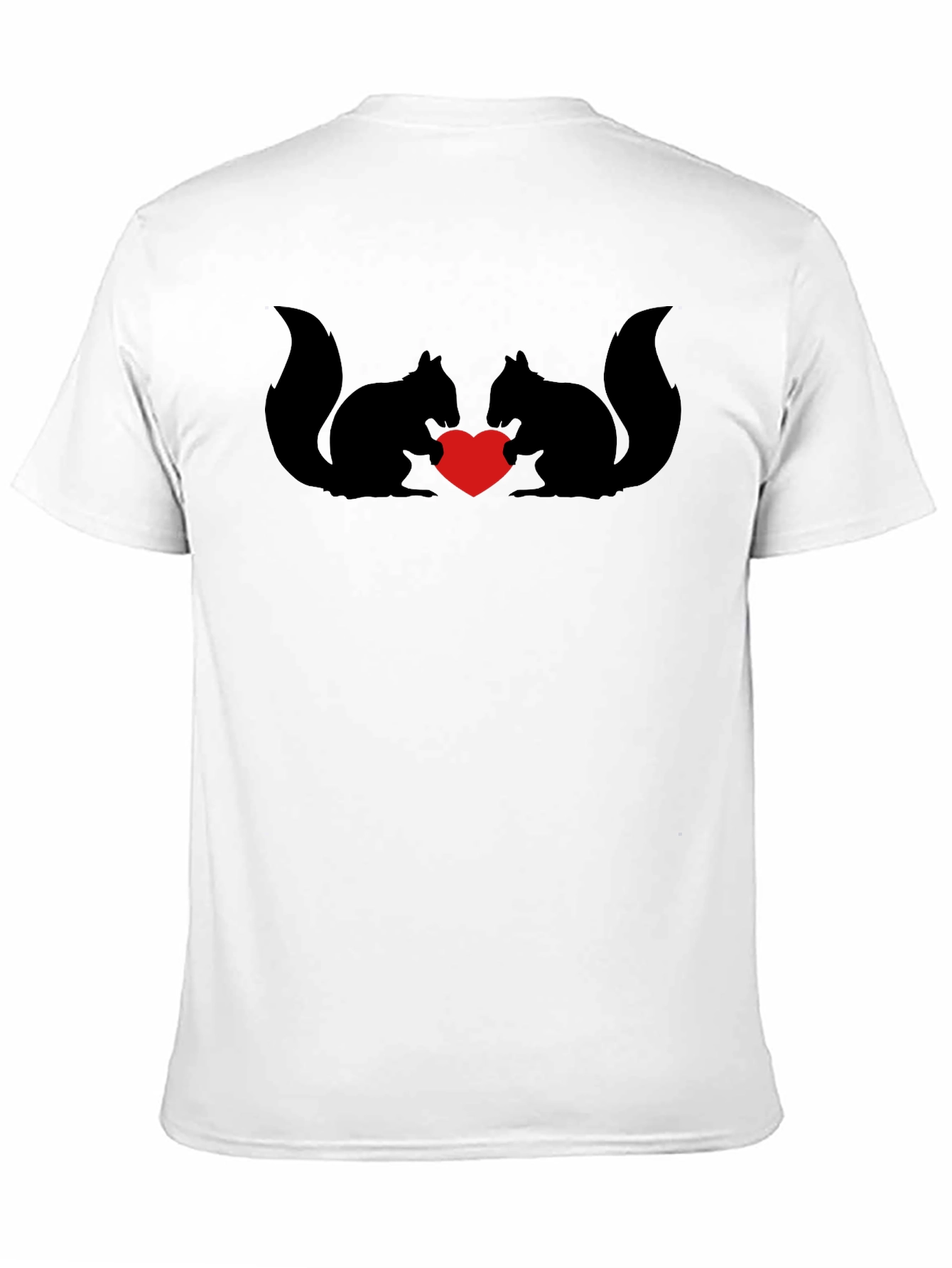 Squirrel Love T-Shirt - Cute Heart Design