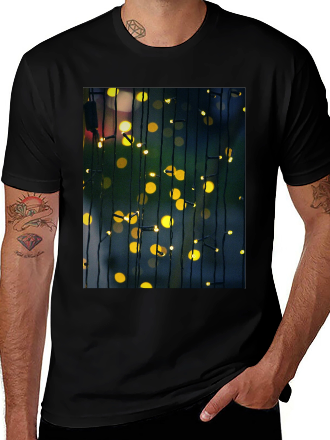 Bokeh Lights Graphic T-Shirt