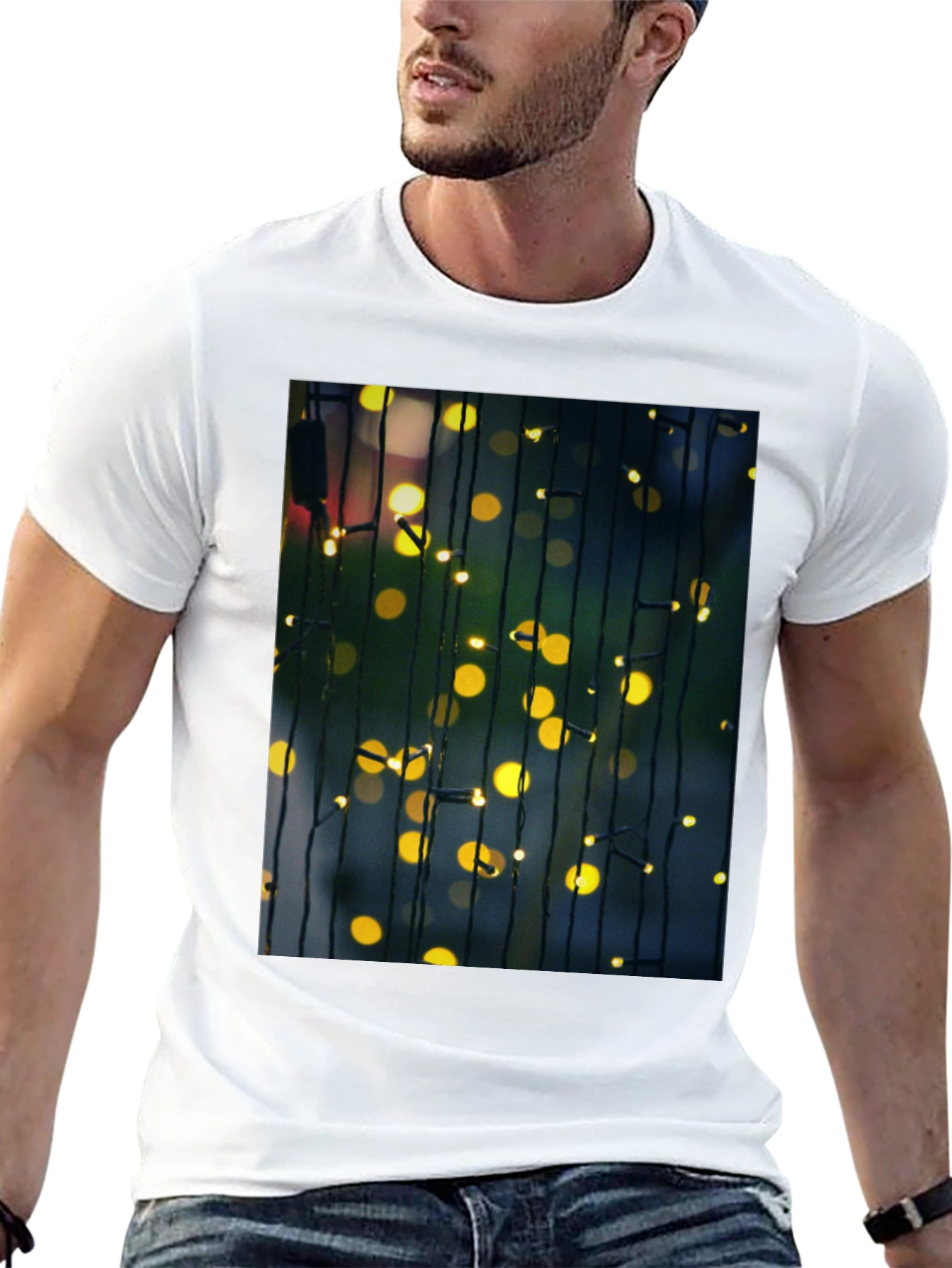 Bokeh Lights Graphic T-Shirt