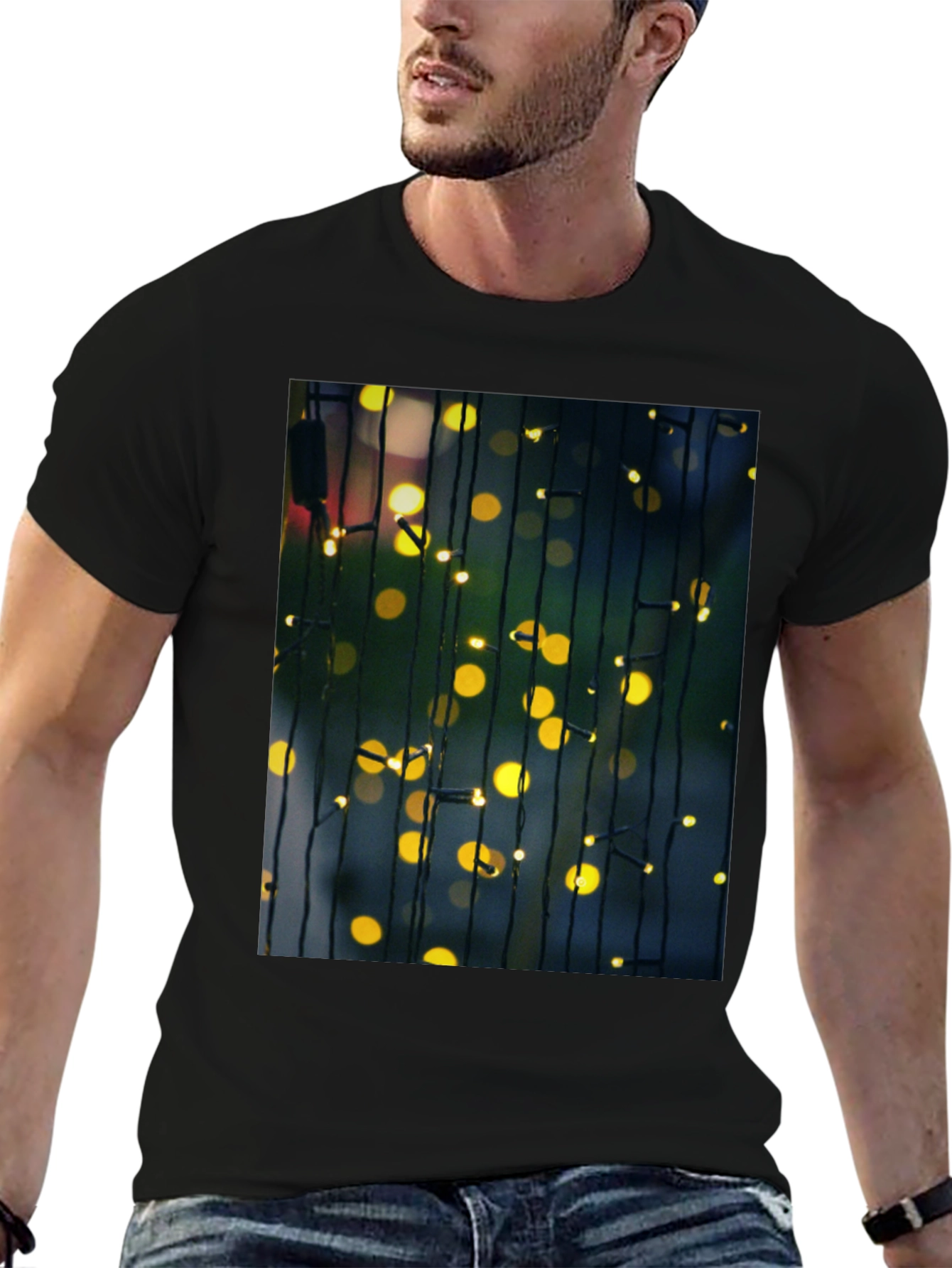 Bokeh Lights Graphic T-Shirt