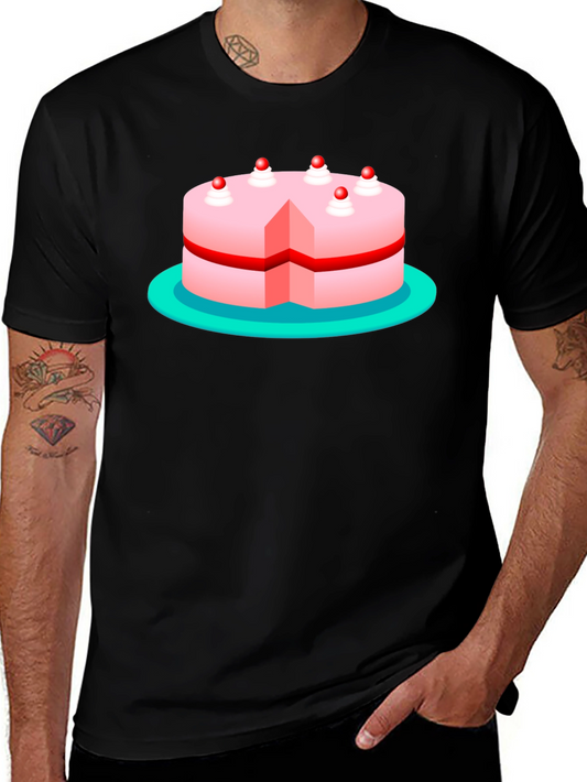 Cake Graphic T-Shirt - Sweet Treat Style