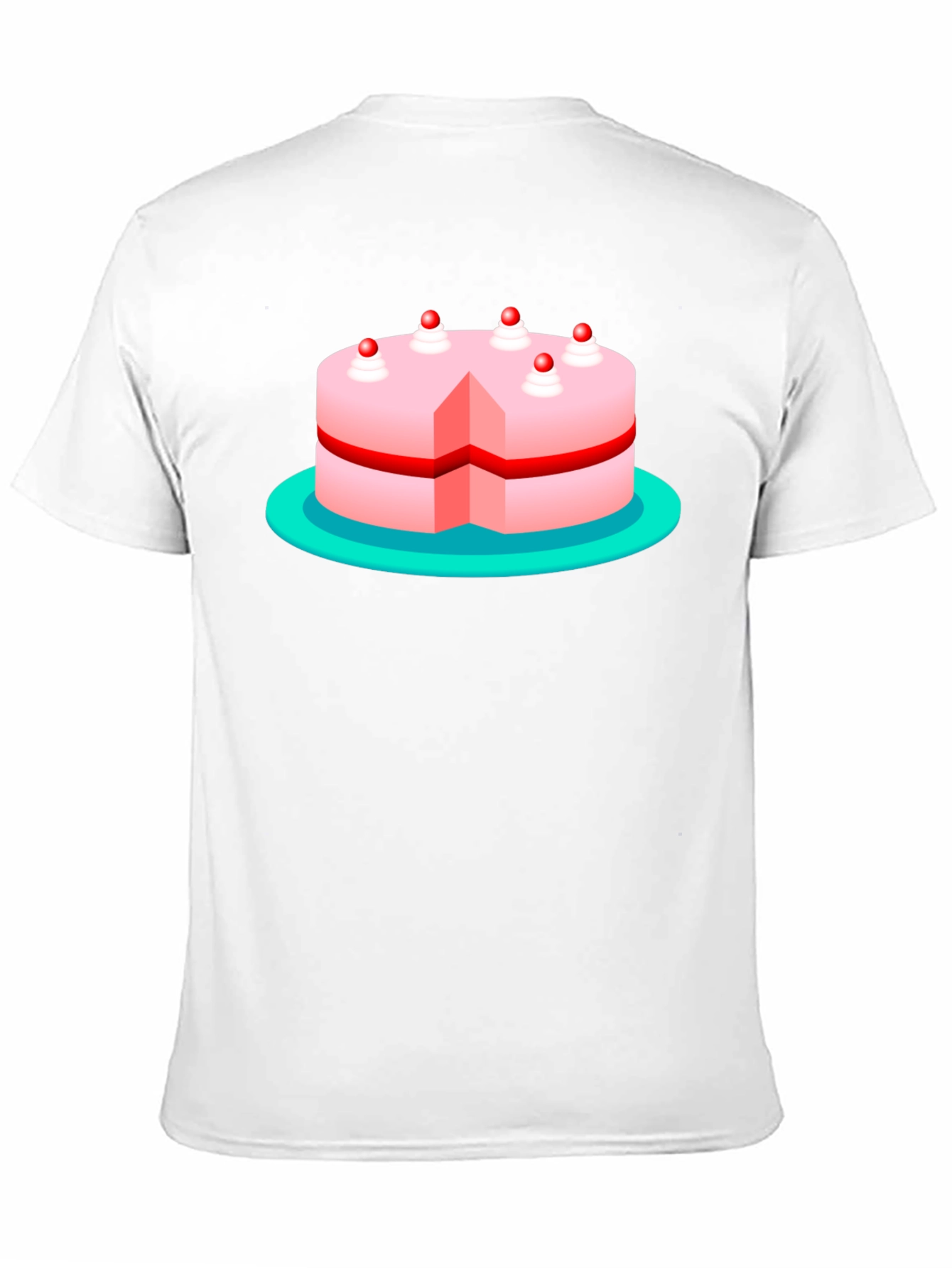Cake Graphic T-Shirt - Sweet Treat Style
