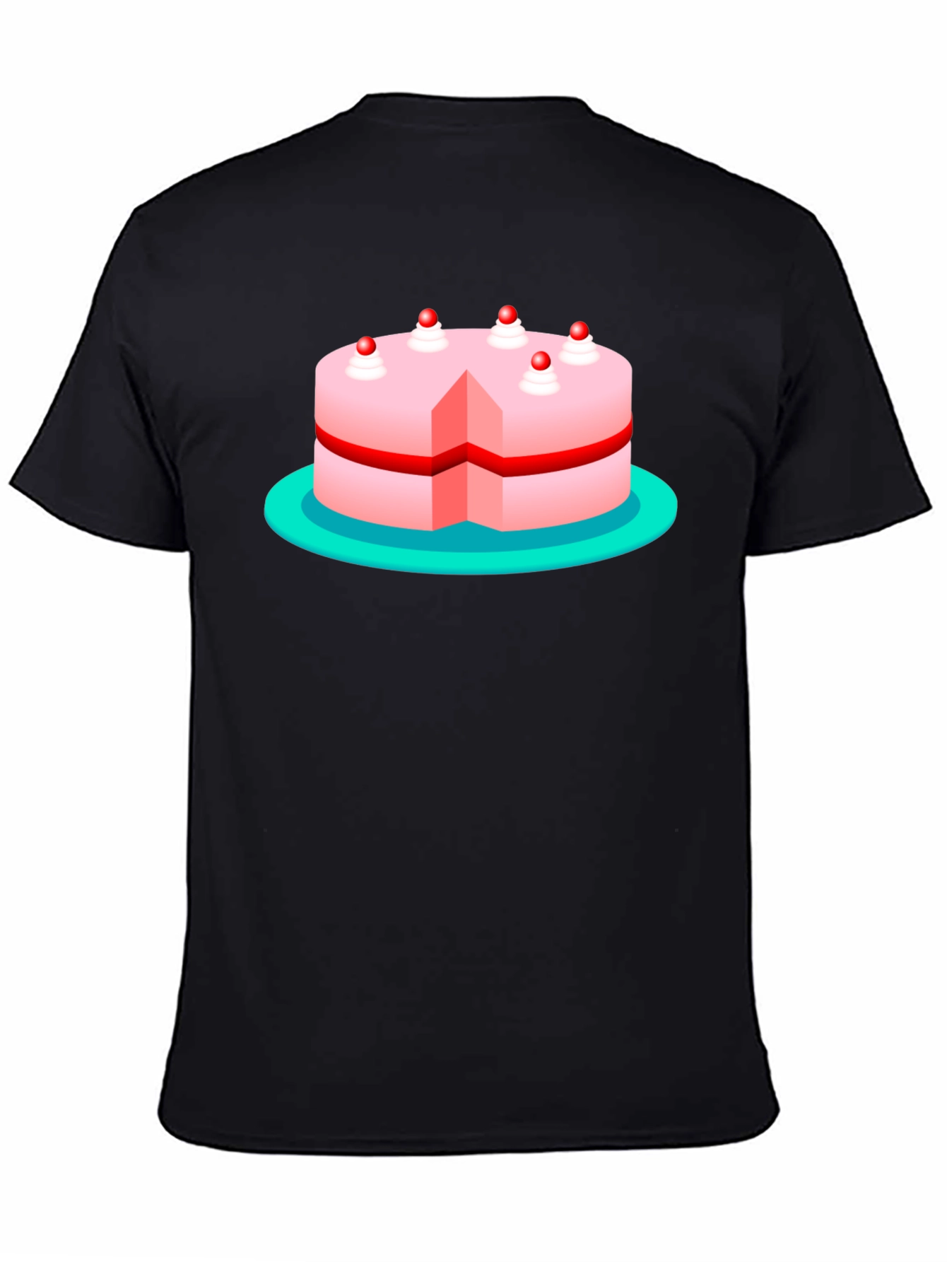 Cake Graphic T-Shirt - Sweet Treat Style