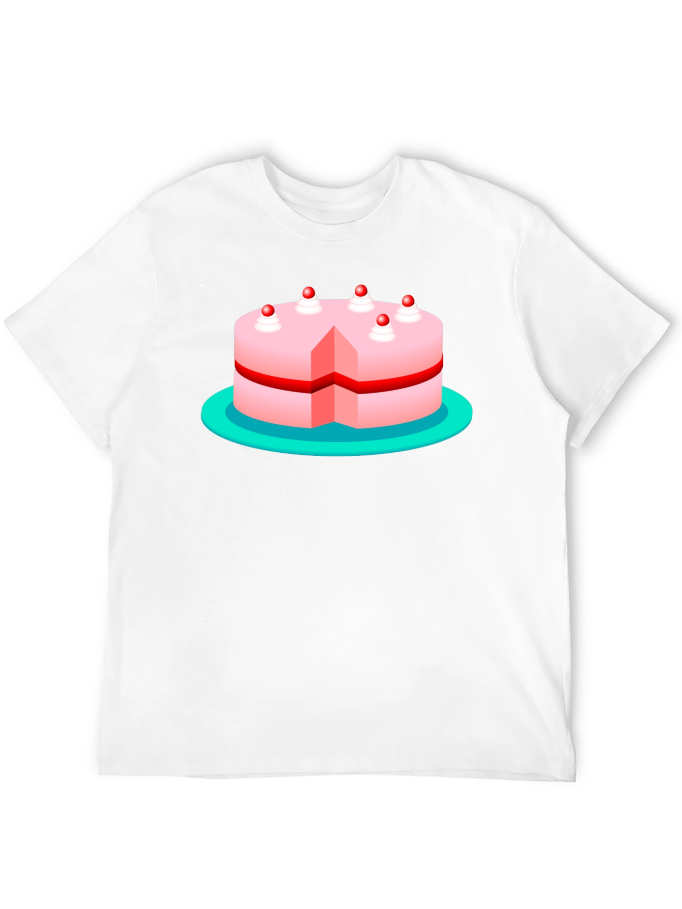 Cake Graphic T-Shirt - Sweet Treat Style