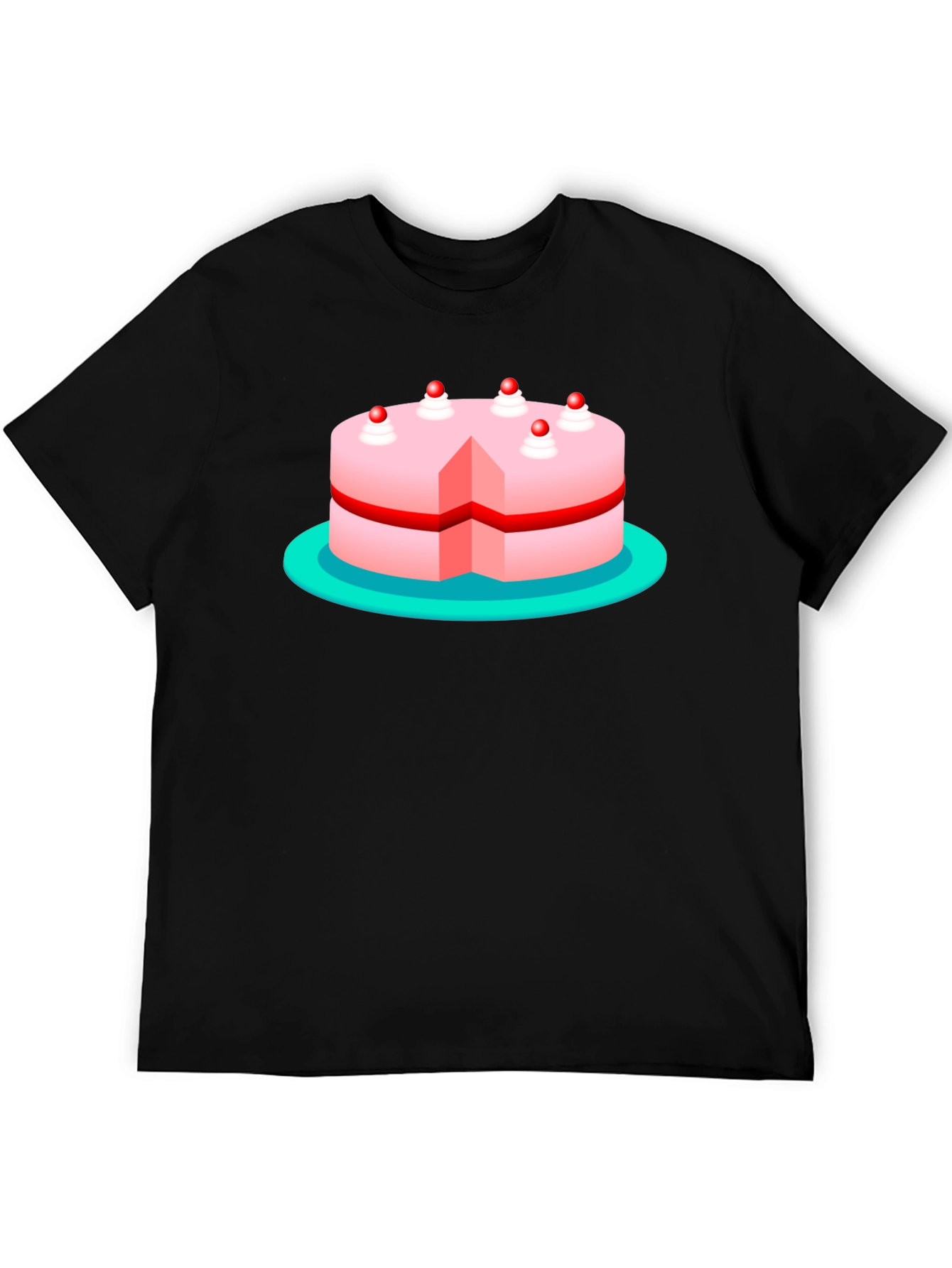 Cake Graphic T-Shirt - Sweet Treat Style