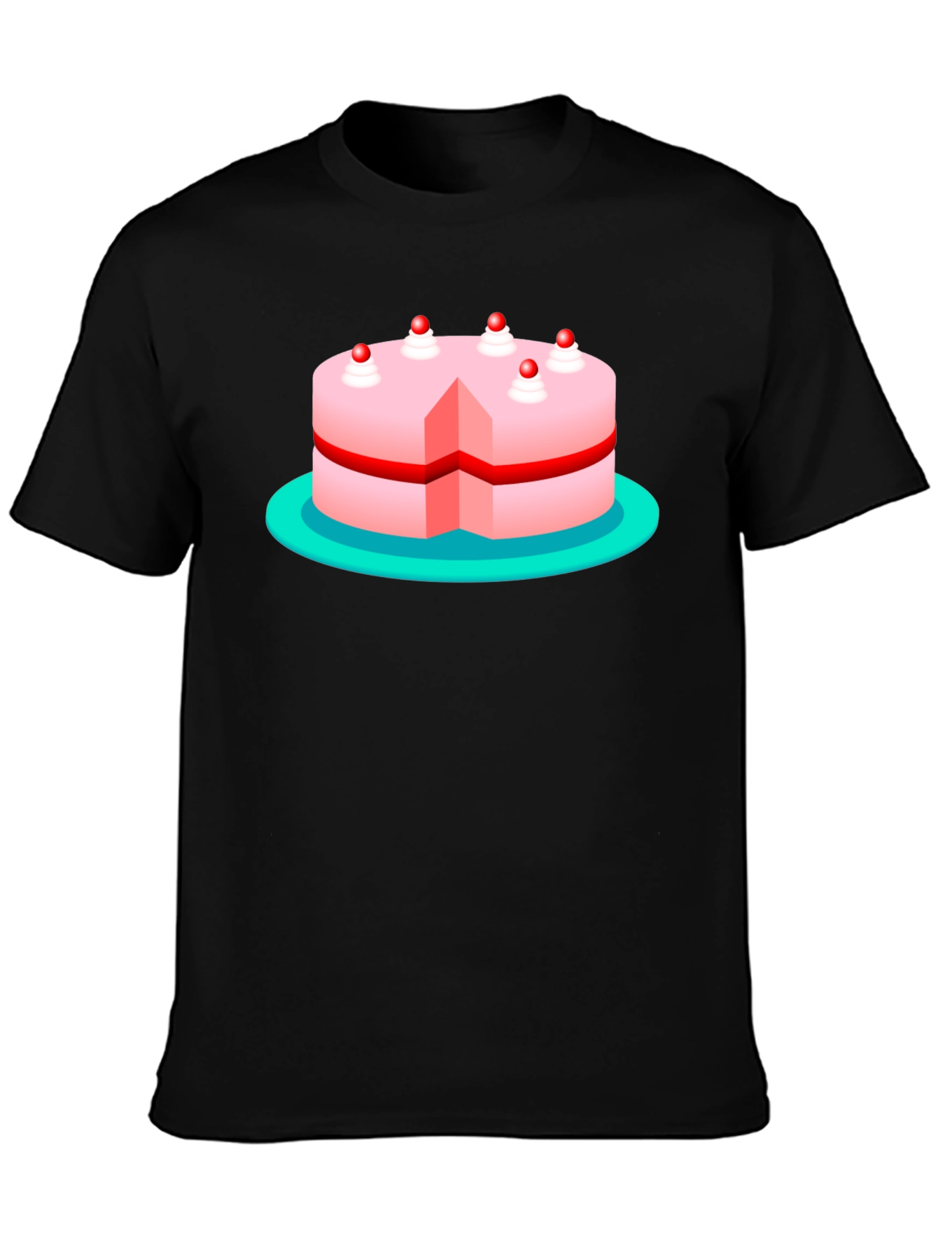 Cake Graphic T-Shirt - Sweet Treat Style