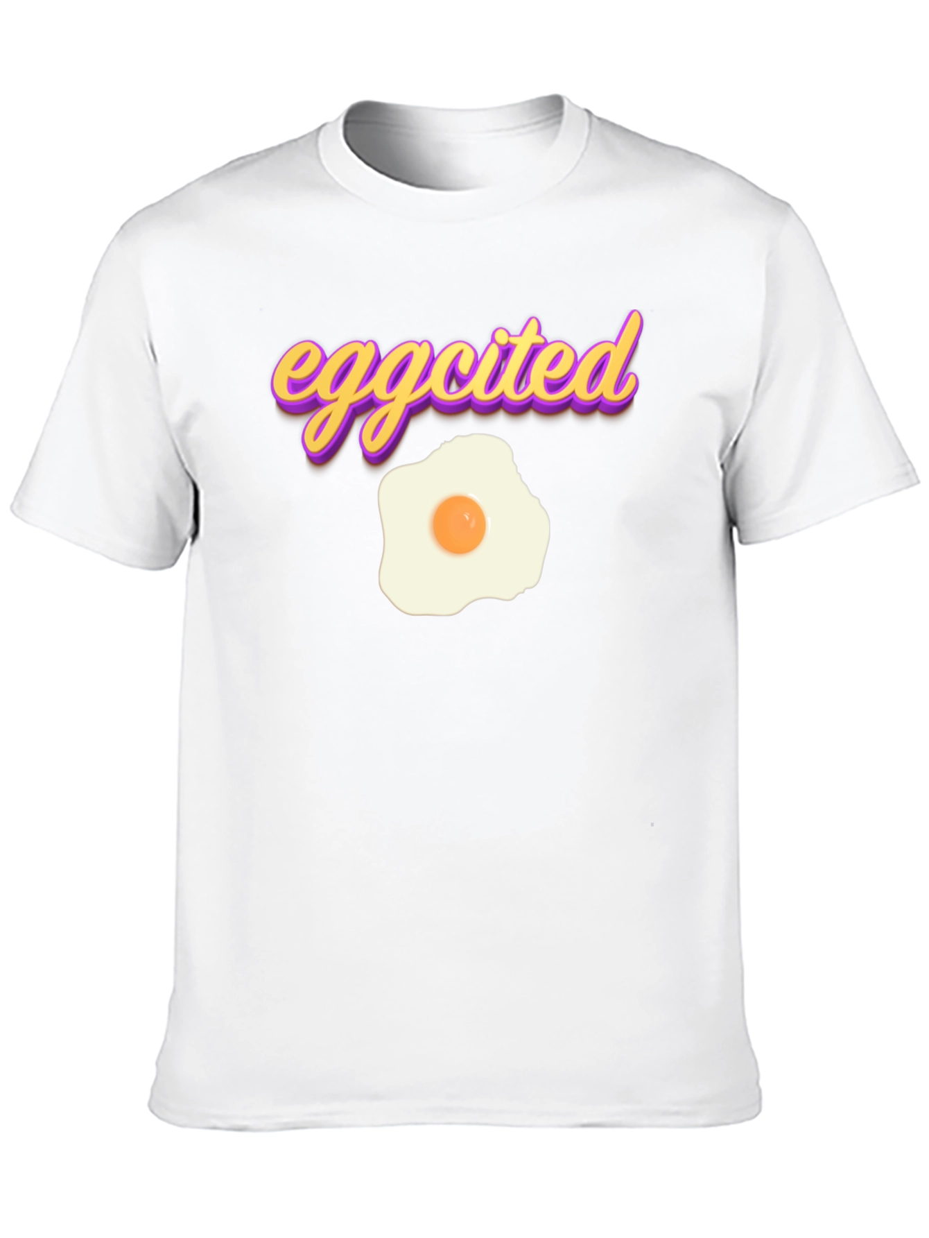 Eggcited T-Shirt - Funny Breakfast Foodie Tee