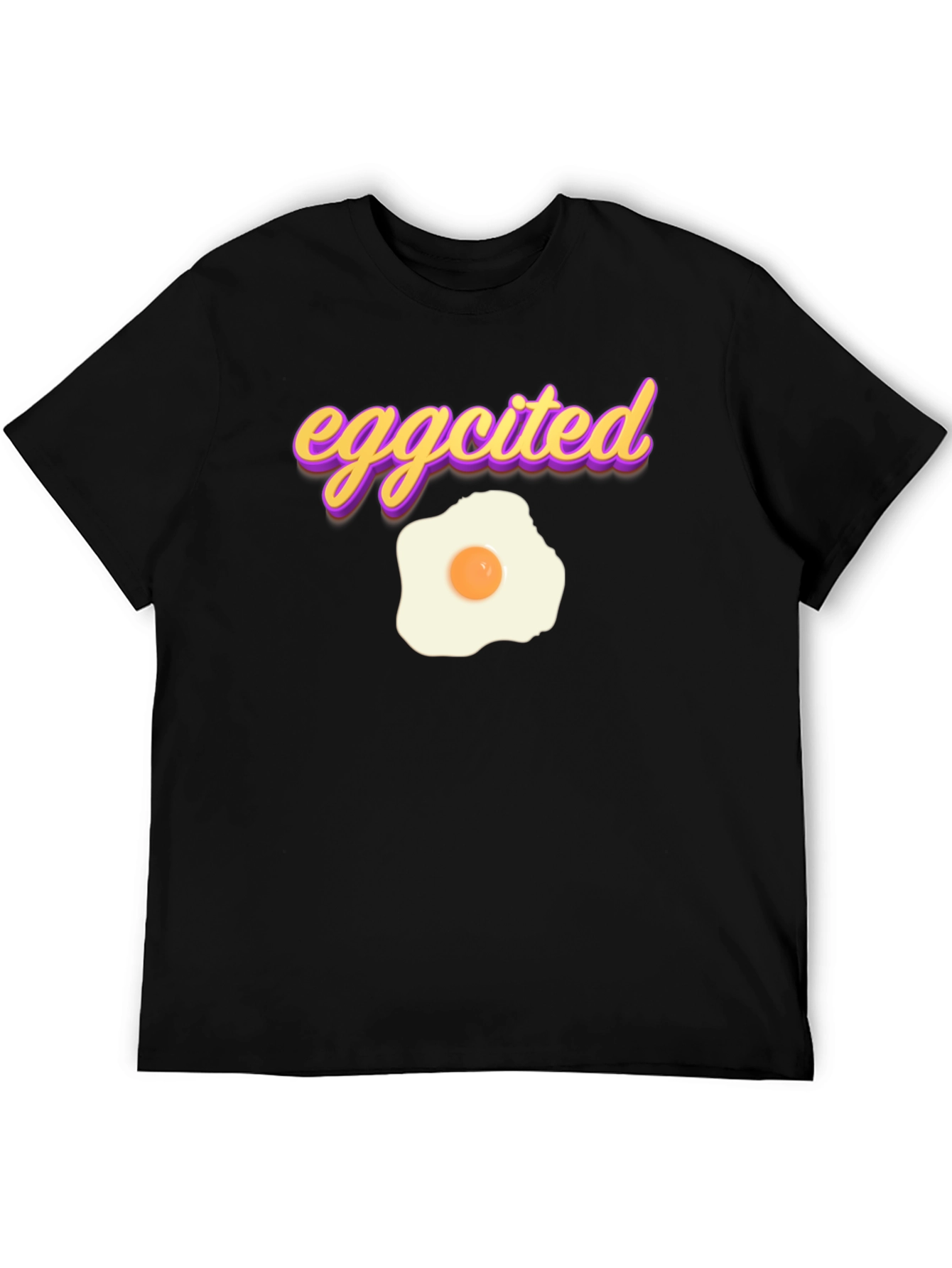 Eggcited T-Shirt - Funny Breakfast Foodie Tee