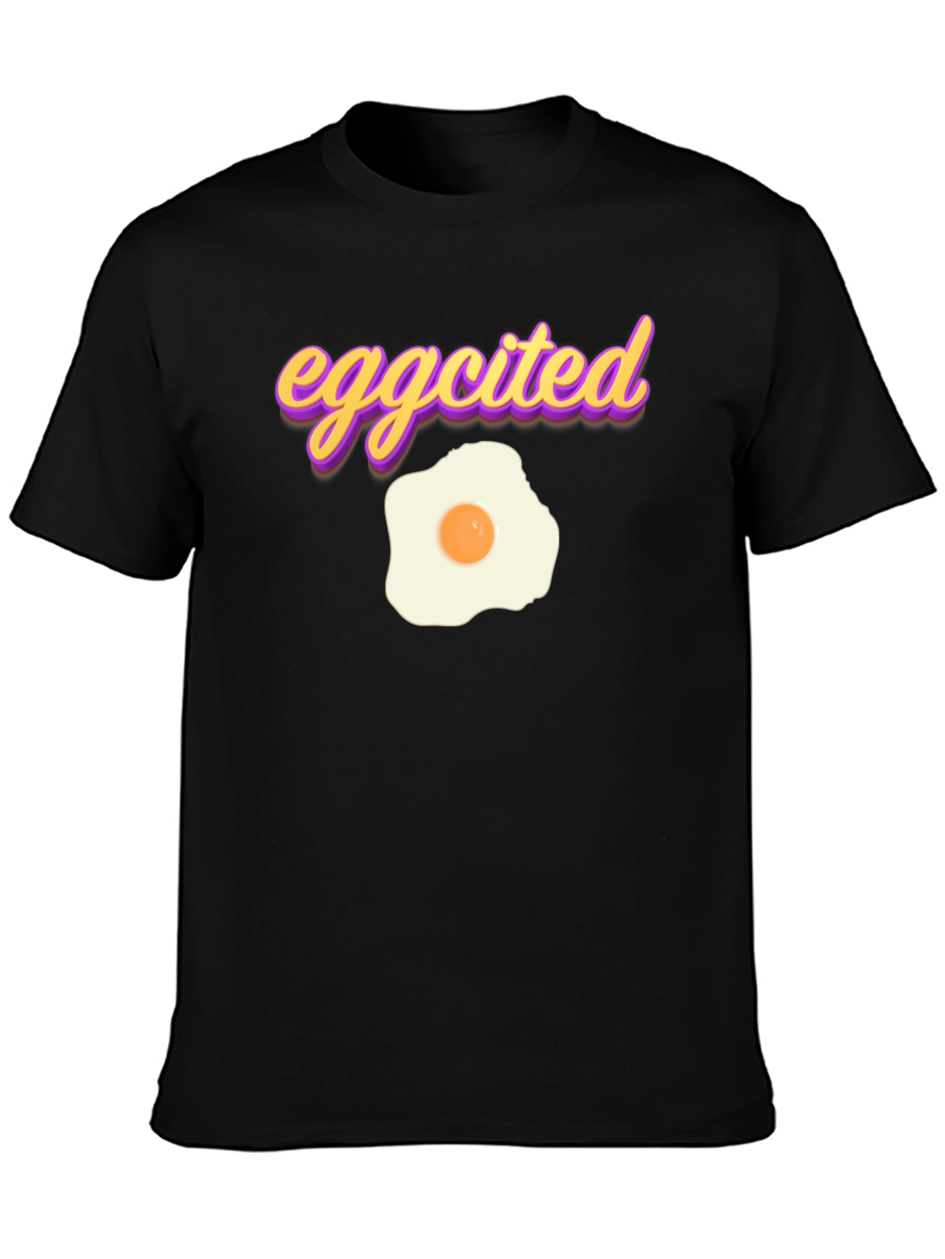 Eggcited T-Shirt - Funny Breakfast Foodie Tee