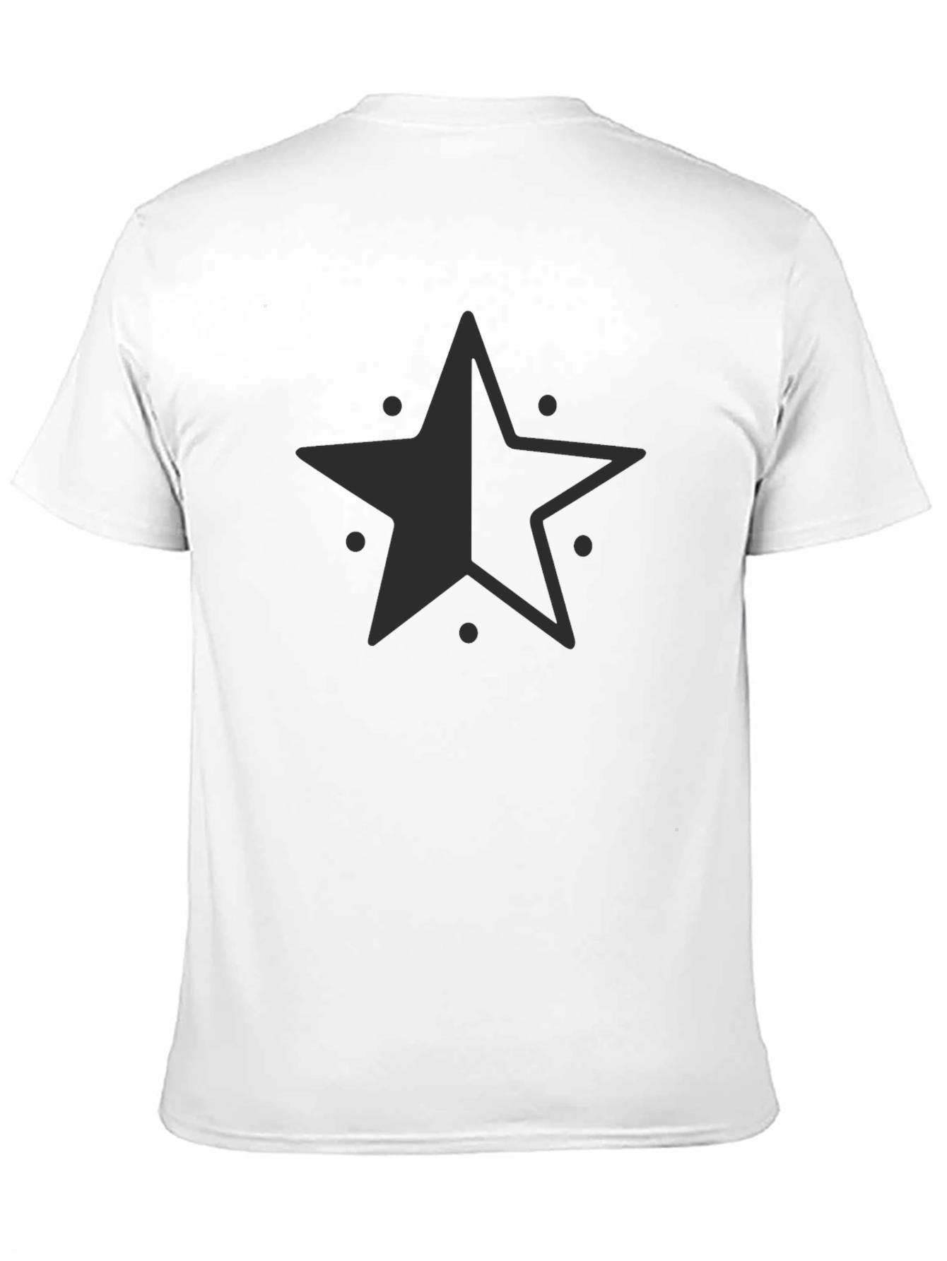 Star Graphic Black T-Shirt - Casual Style
