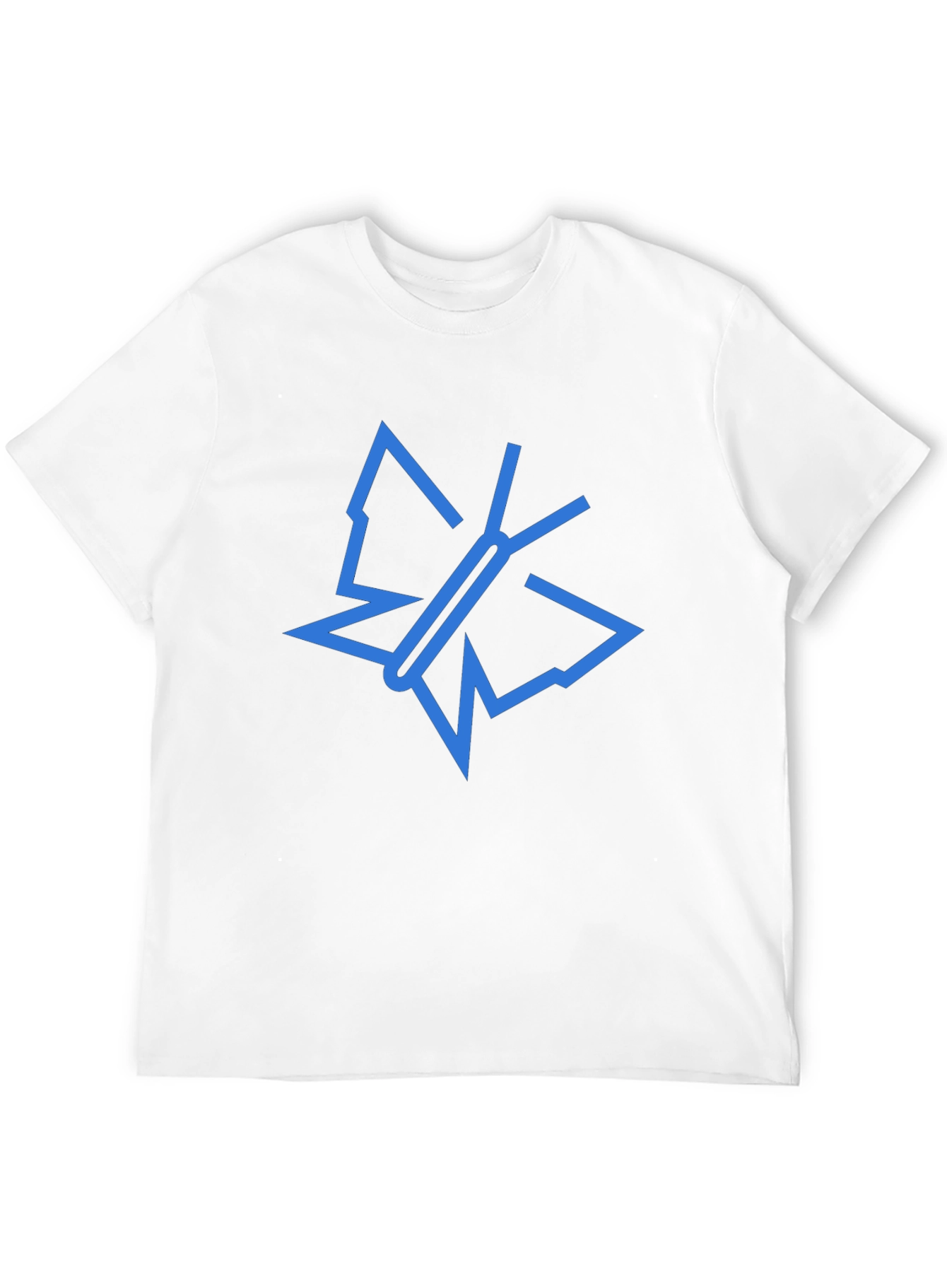 Modern Butterfly Graphic Tee - Black
