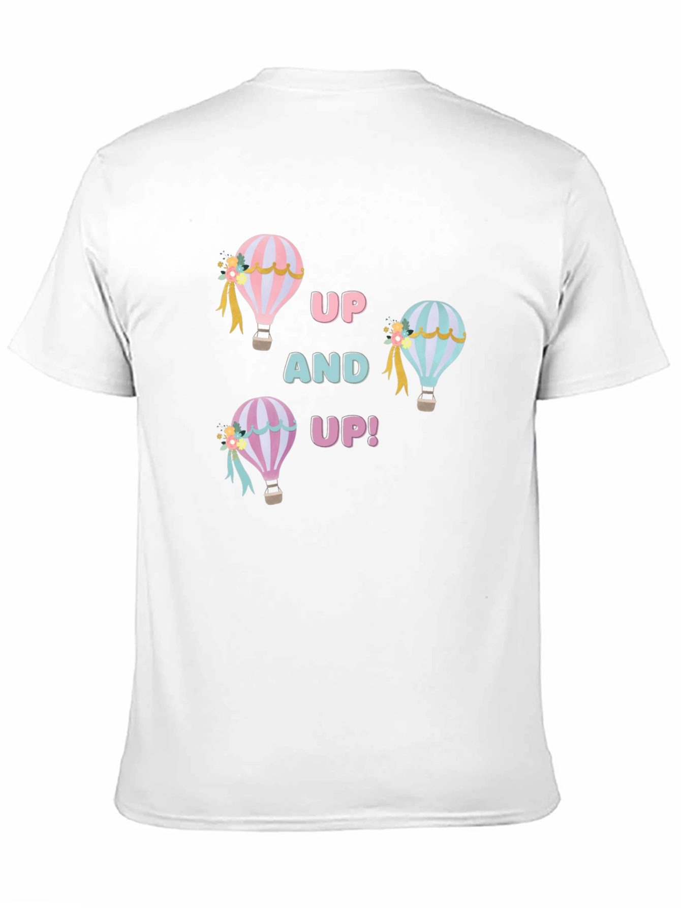Up and Up! Hot Air Balloon Graphic Tee