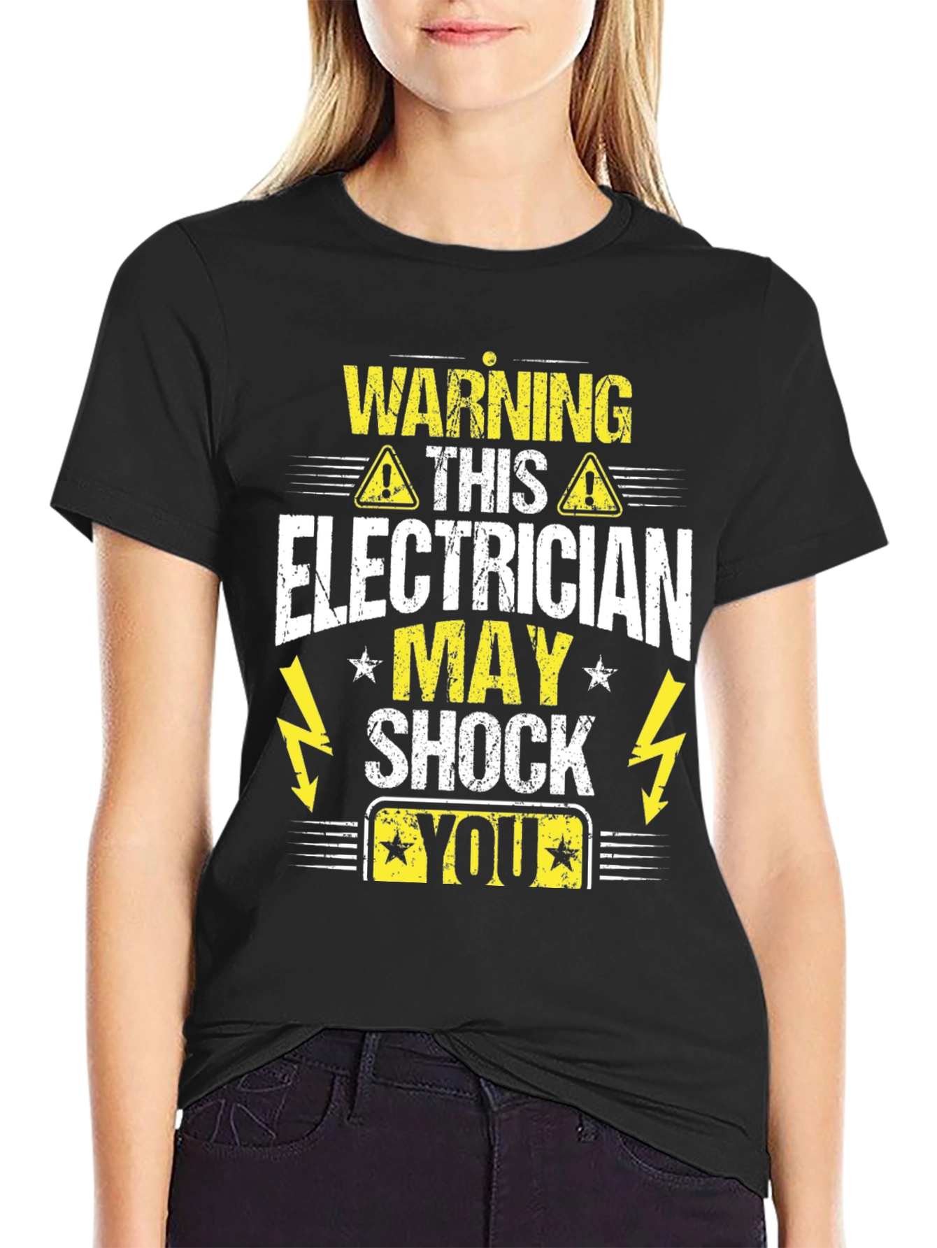 Warning Electrician May Shock You T-Shirt